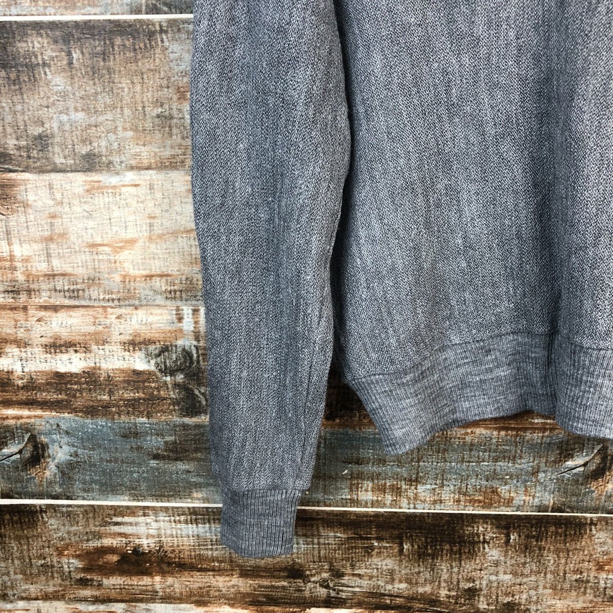 Japanese Brand DL Crocodille vintage Gray Cardigan Knitwear #C604 Size US M / EU 48-50 / 2 - 16 Thumbnail