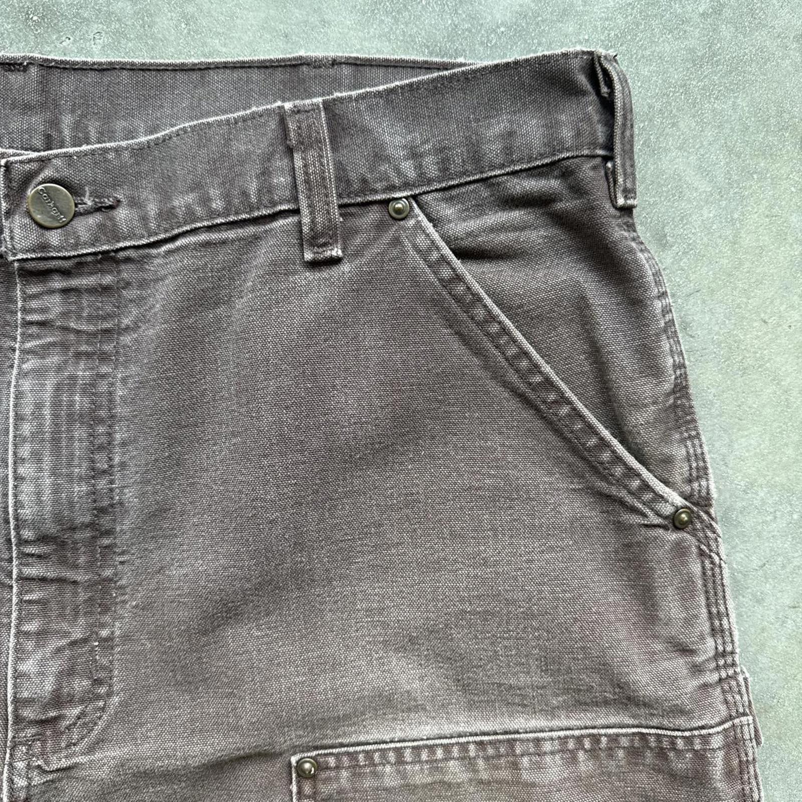Carhartt Brown Carpenter Carhartt Double Knee Vintage Work Pants Size US 38 / EU 54 - 5 Thumbnail