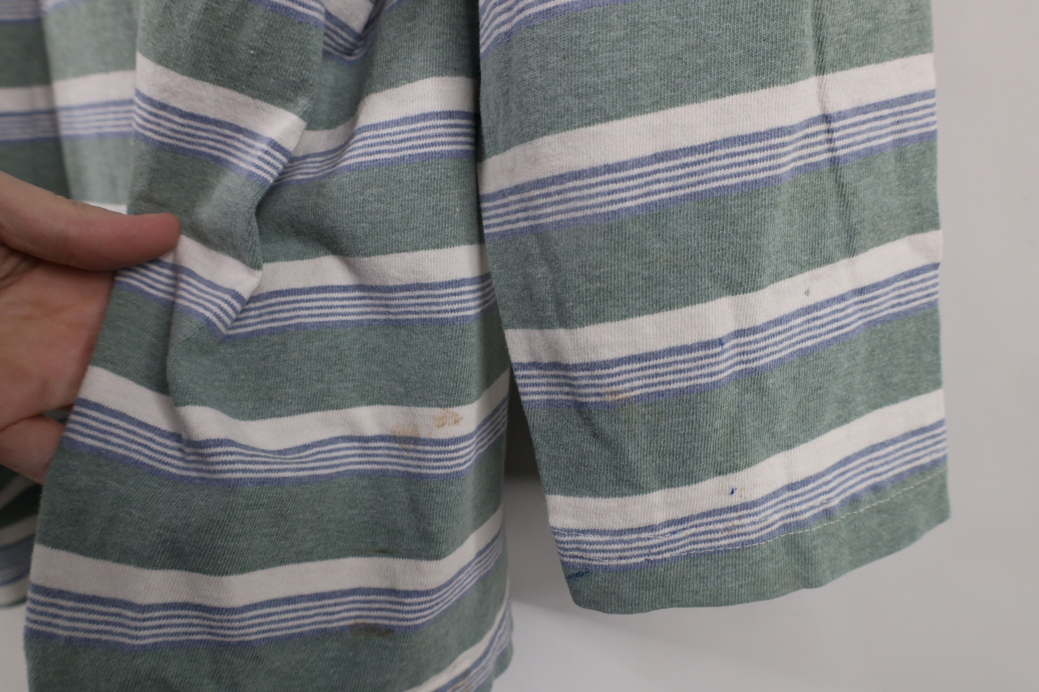 Vintage Vintage 90s Streetwear Long Sleeve Henley T-Shirt USA Size US XL / EU 56 / 4 - 13 Thumbnail