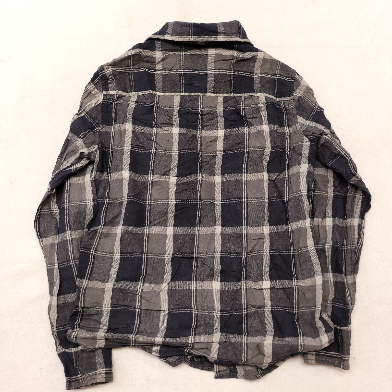 Arizona Jean Co. Arizona Jean Co Gingham Flannel Shirt Mens Size Small S Gray Size US S / EU 44-46 / 1 - 10 Thumbnail