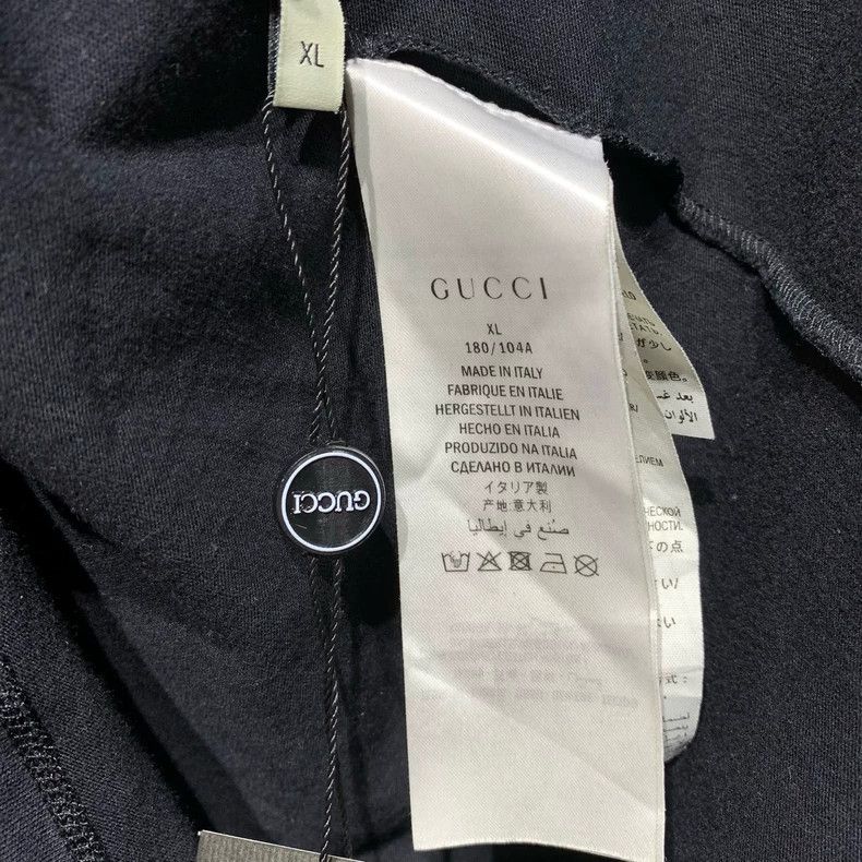Gucci Gucci Slogan black logo short sleeves 2501-Nextarrow Size US XL / EU 56 / 4 - 6 Thumbnail