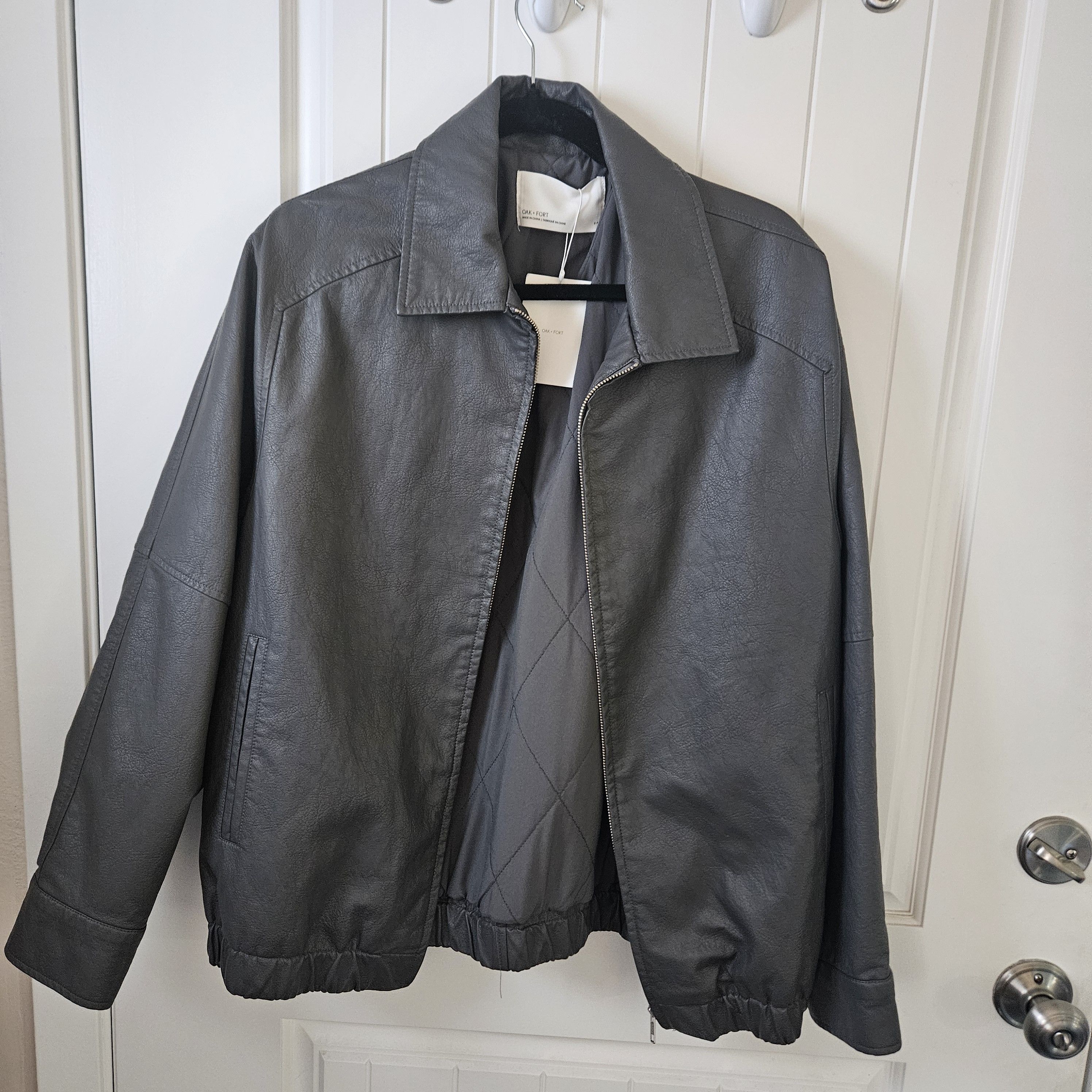Oak + Fort Oak + Fort Faux Leather Jacket Size US S / EU 44-46 / 1 - 1 Thumbnail
