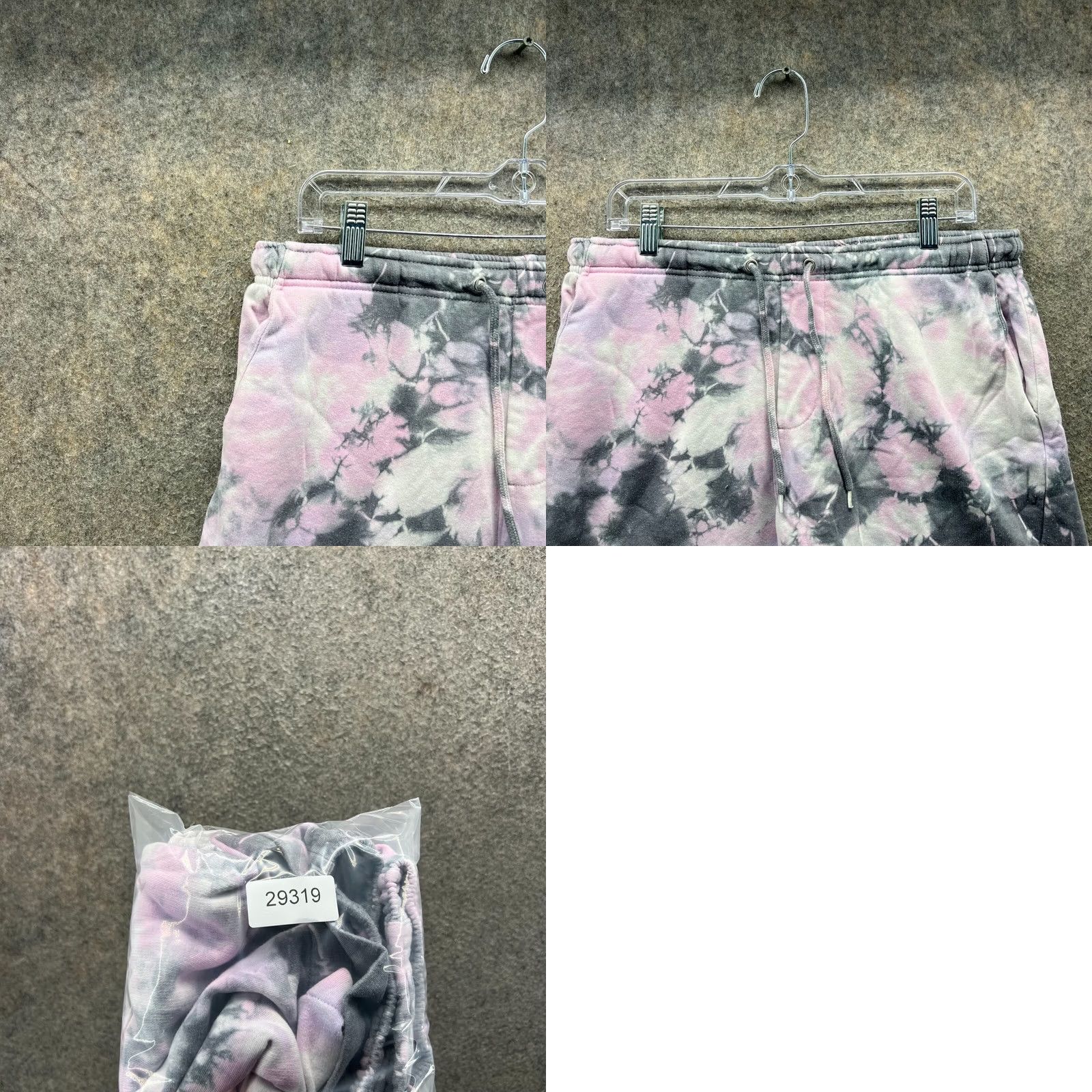 Pacsun Pacsun Shorts Womens Medium Pink Elastic Waist Fleece Drawstring Tie Dye Cotton Size 32" / US 10 / IT 46 - 8 Thumbnail