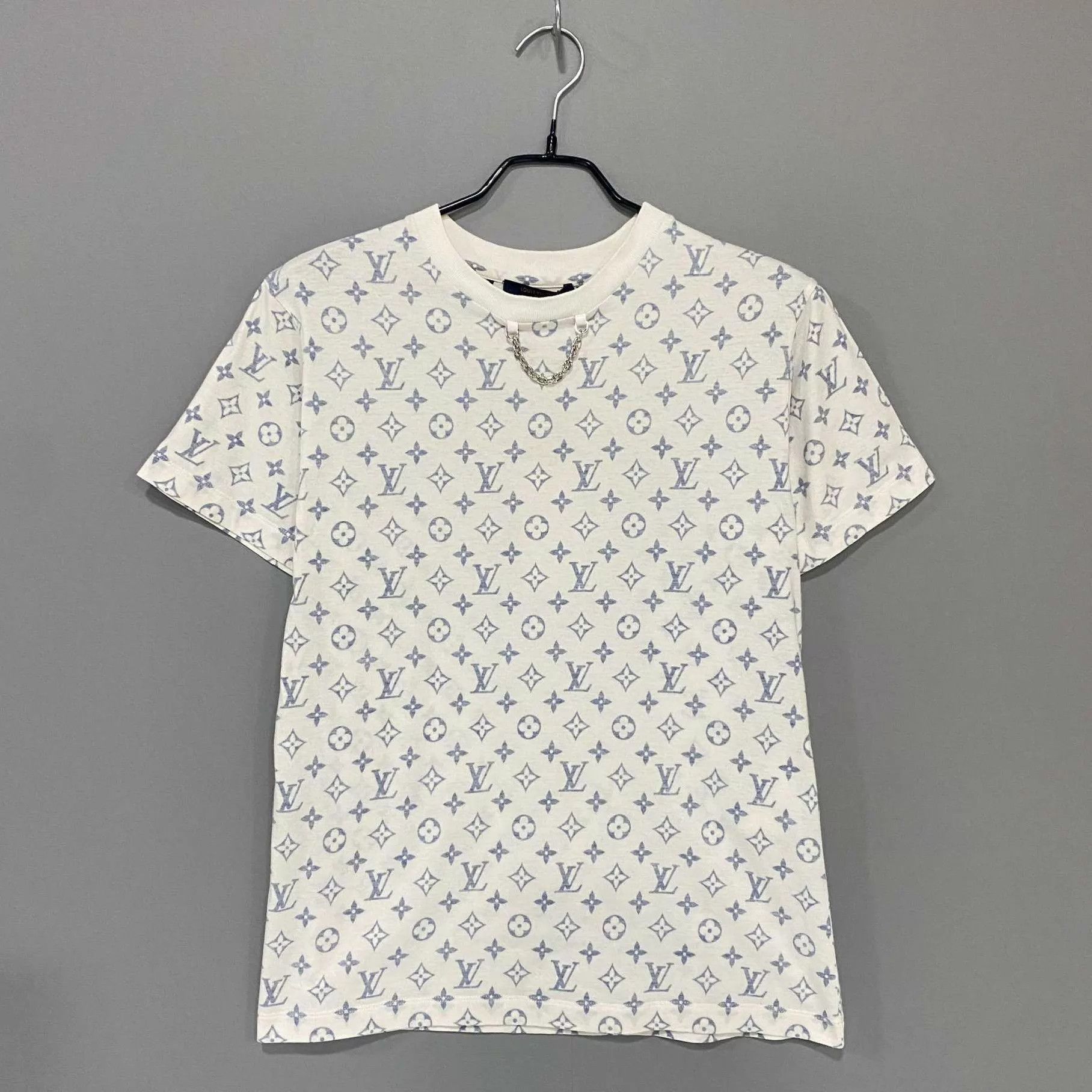 Louis Vuitton LV BW monogram all over print short sleeve t M Size M / US 6-8 / IT 42-44 - 3 Thumbnail