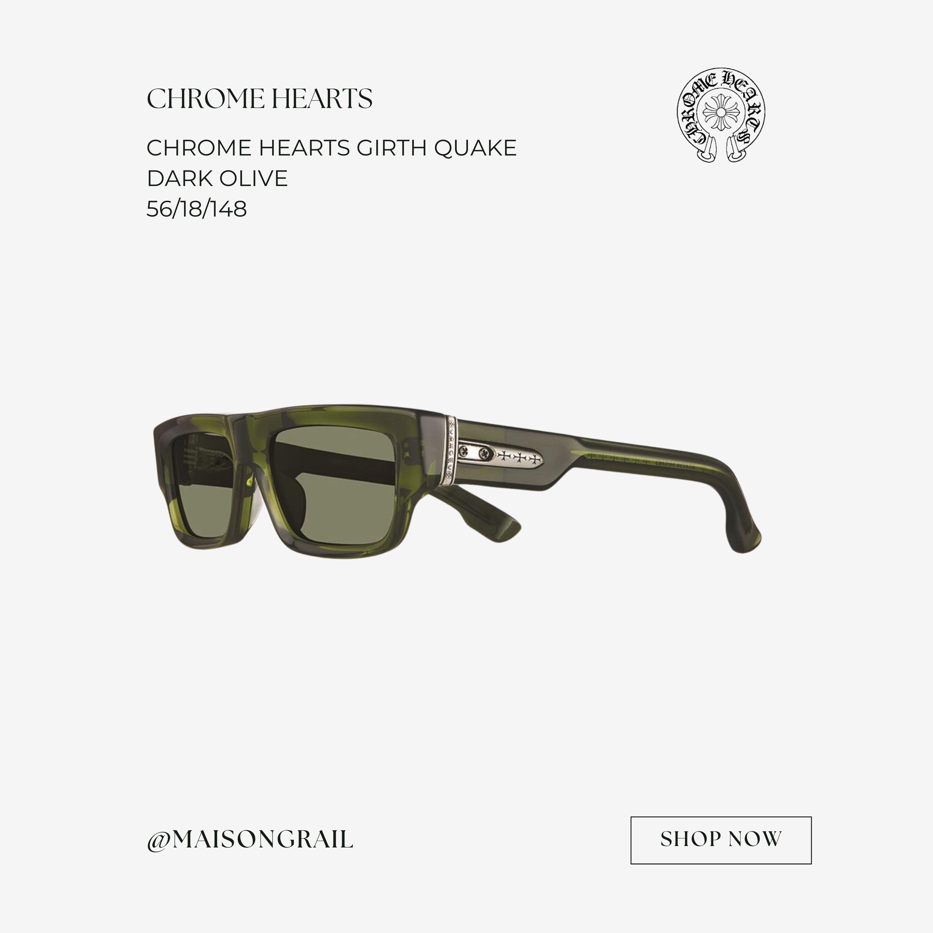 Chrome Hearts CHROME HEARTS GIRTH QUAKE SUNGLASSES Size ONE SIZE - 1 Thumbnail