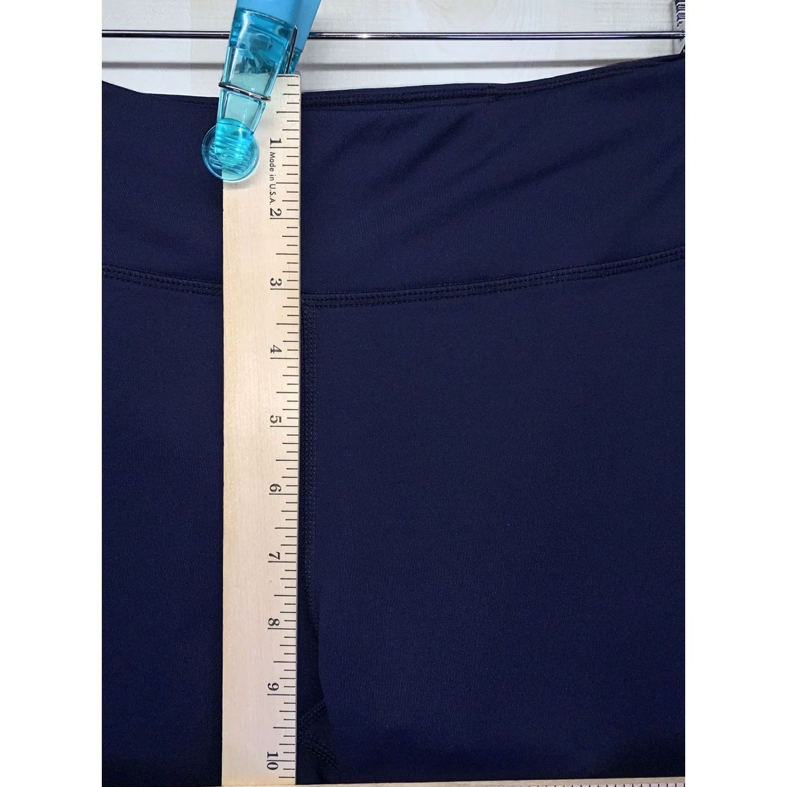 Tommy Hilfiger Tommy Hilfiger Women’s M Blue Crop Workout Legging Activewear-4179 Size 32" / US 10 / IT 46 - 3 Thumbnail