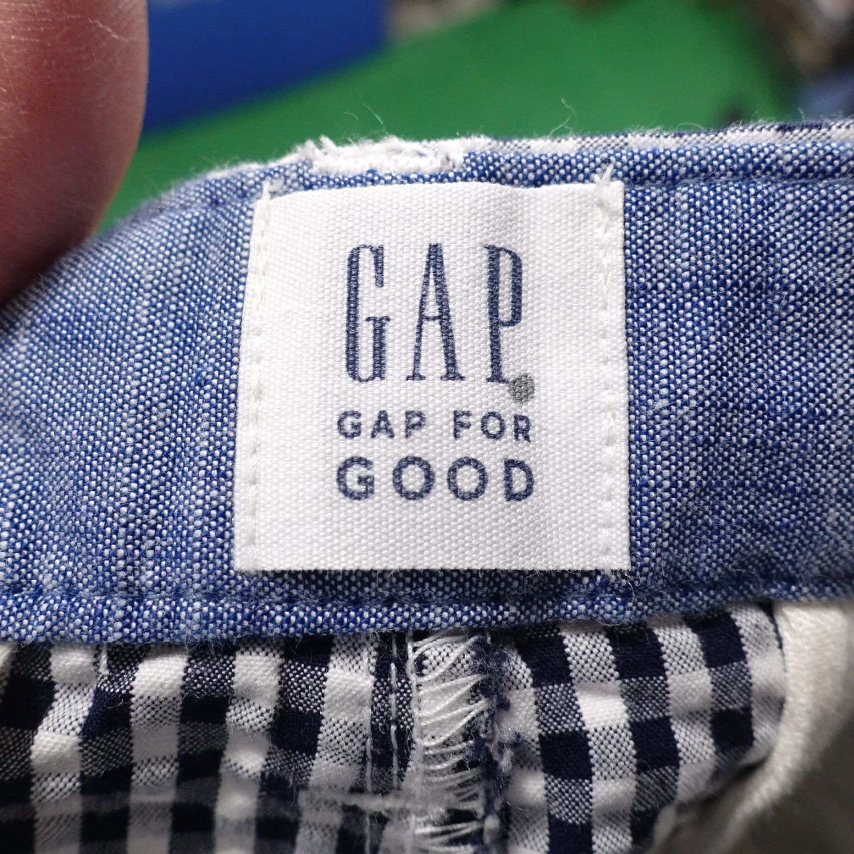 Gap GAP Chino Shorts Mens Size 30 Black White Gingham Check Seersucker Casual Size US 30 / EU 46 - 5 Thumbnail