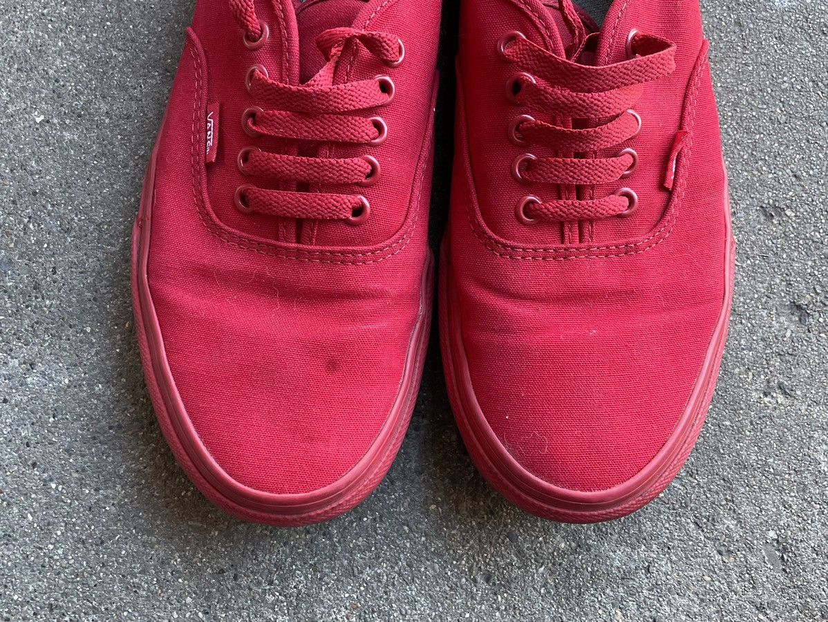 Vans Vans Authentic Skate Mens Size 10 Red Athletic Size US 10 / EU 43 - 5 Thumbnail