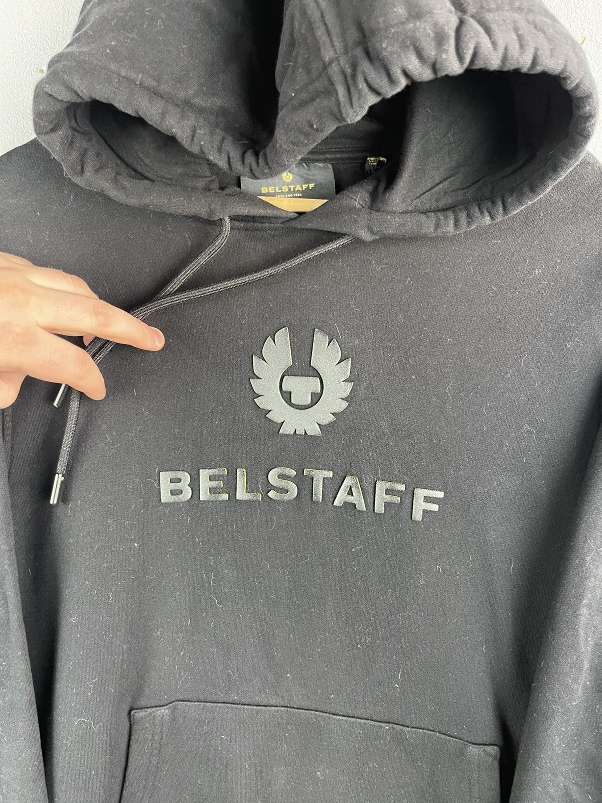 Belstaff Belstaff hoodie big logo size xl Size US XL / EU 56 / 4 - 2 Thumbnail