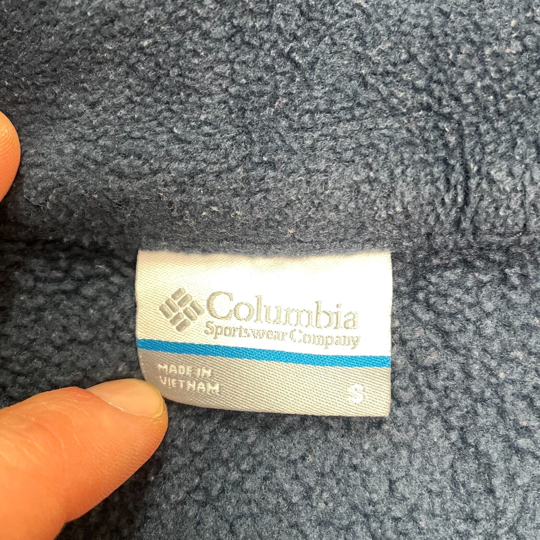 Vintage Columbia Jacket Womens Small Blue Benton Springs Full Zip Pockets Fleece Outdoor Casual Spring Fall Winter Outdoors Size S / US 4 / IT 40 - 5 Thumbnail