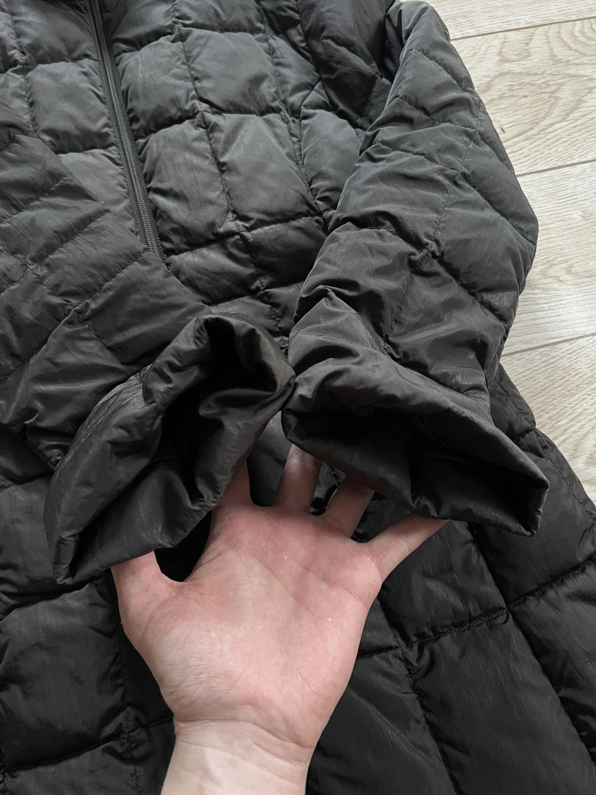 Designer × Moncler × Vintage Moncler vintage brown label brown long down jacket parka Size L / US 10 / IT 46 - 7 Thumbnail