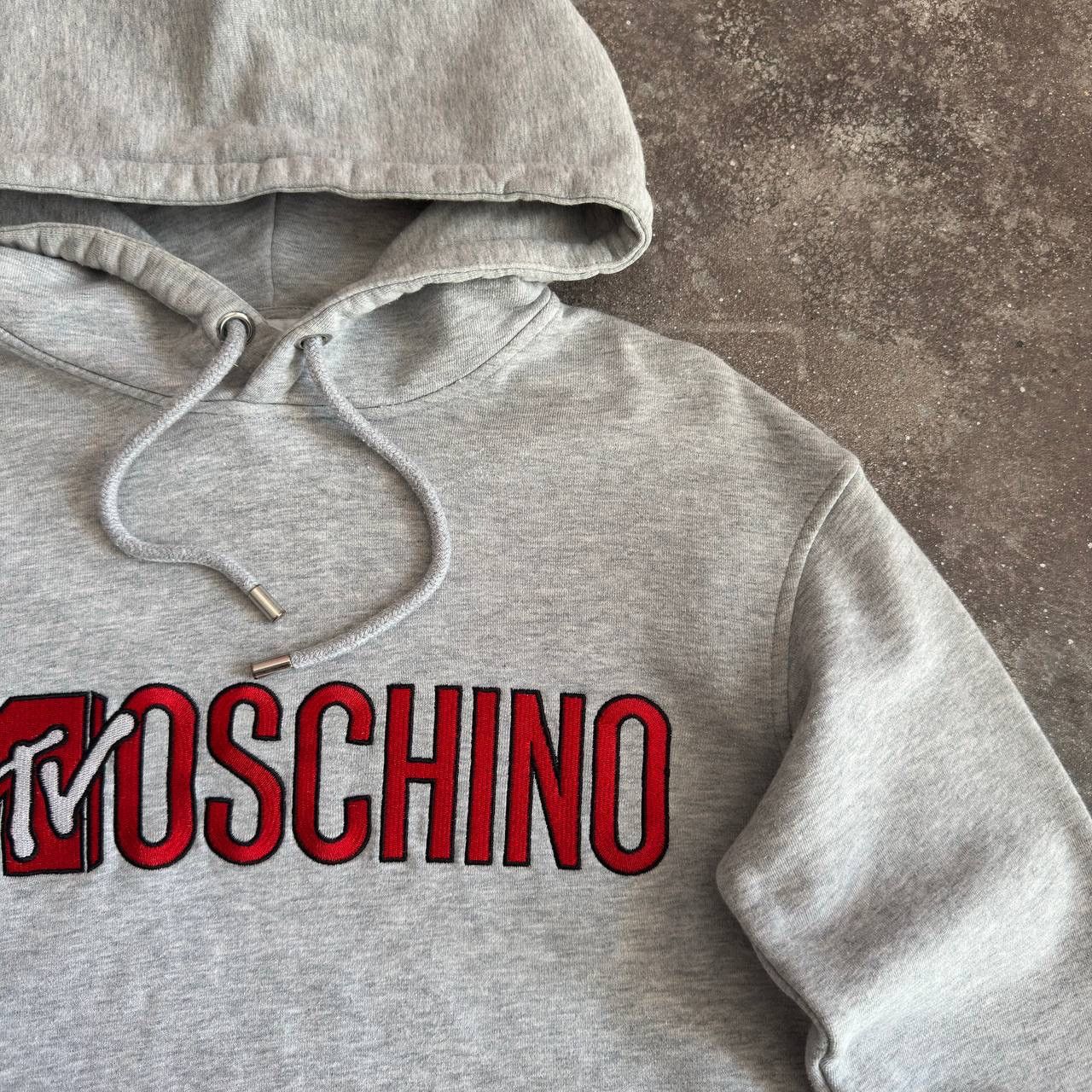 Love Moschino × Moschino Moschino MTV Y2K Hooded Sweatshirt Size XS / US 0-2 / IT 36-38 - 4 Thumbnail