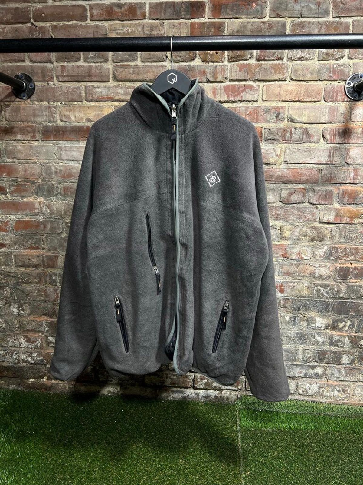 Stussy Stussy Black Reversible Sherpa Jacket Sz. L Size ONE SIZE - 3 Thumbnail