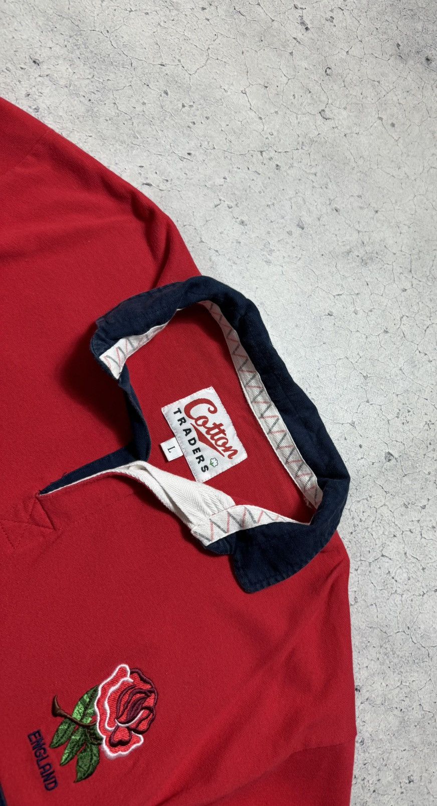 Cotton Traders Cotton Traders Vintage 90’s Rose England Rugby Size US L / EU 52-54 / 3 - 7 Thumbnail