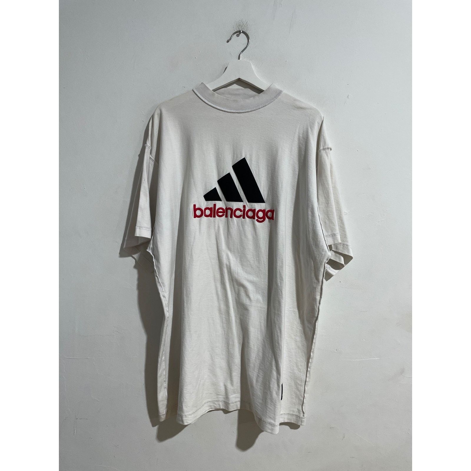 Balenciaga Balenciaga 23ss Adidas collaboration short sleeved T