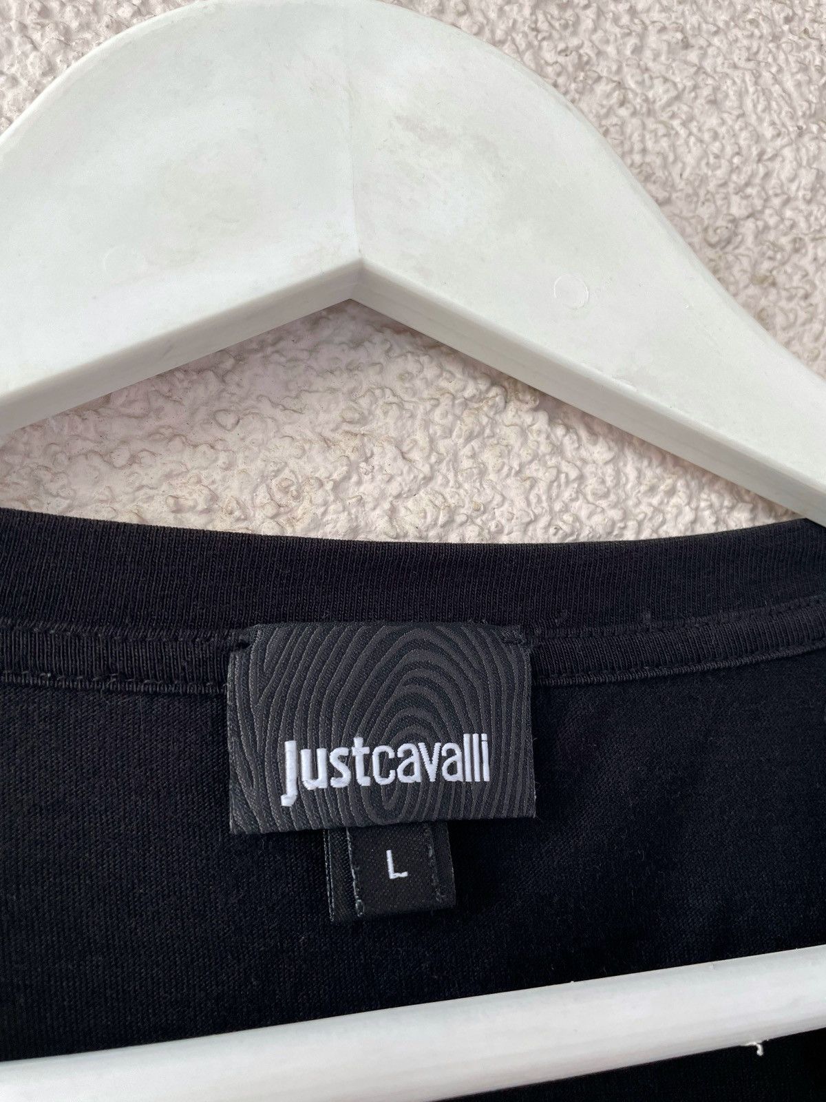 Just Cavalli Just Cavalli Men Big Tiger Logo Black Cotton T-Shirt Size L Size US L / EU 52-54 / 3 - 6 Thumbnail