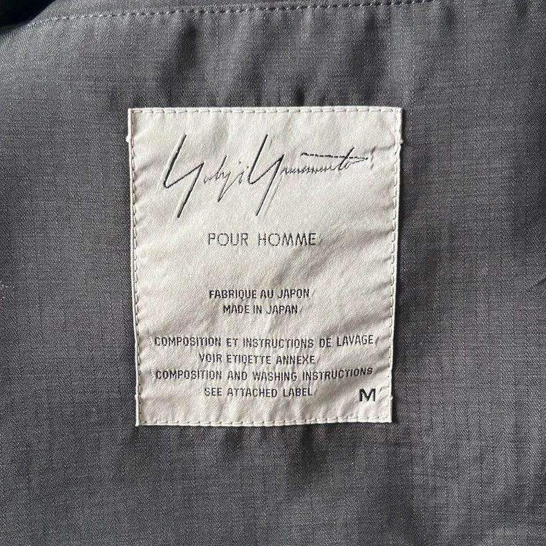 Yohji Yamamoto Yohji Yamamoto Yohji Yamamoto Black Acetate Jacket for Men Size US M / EU 48-50 / 2 - 5 Thumbnail