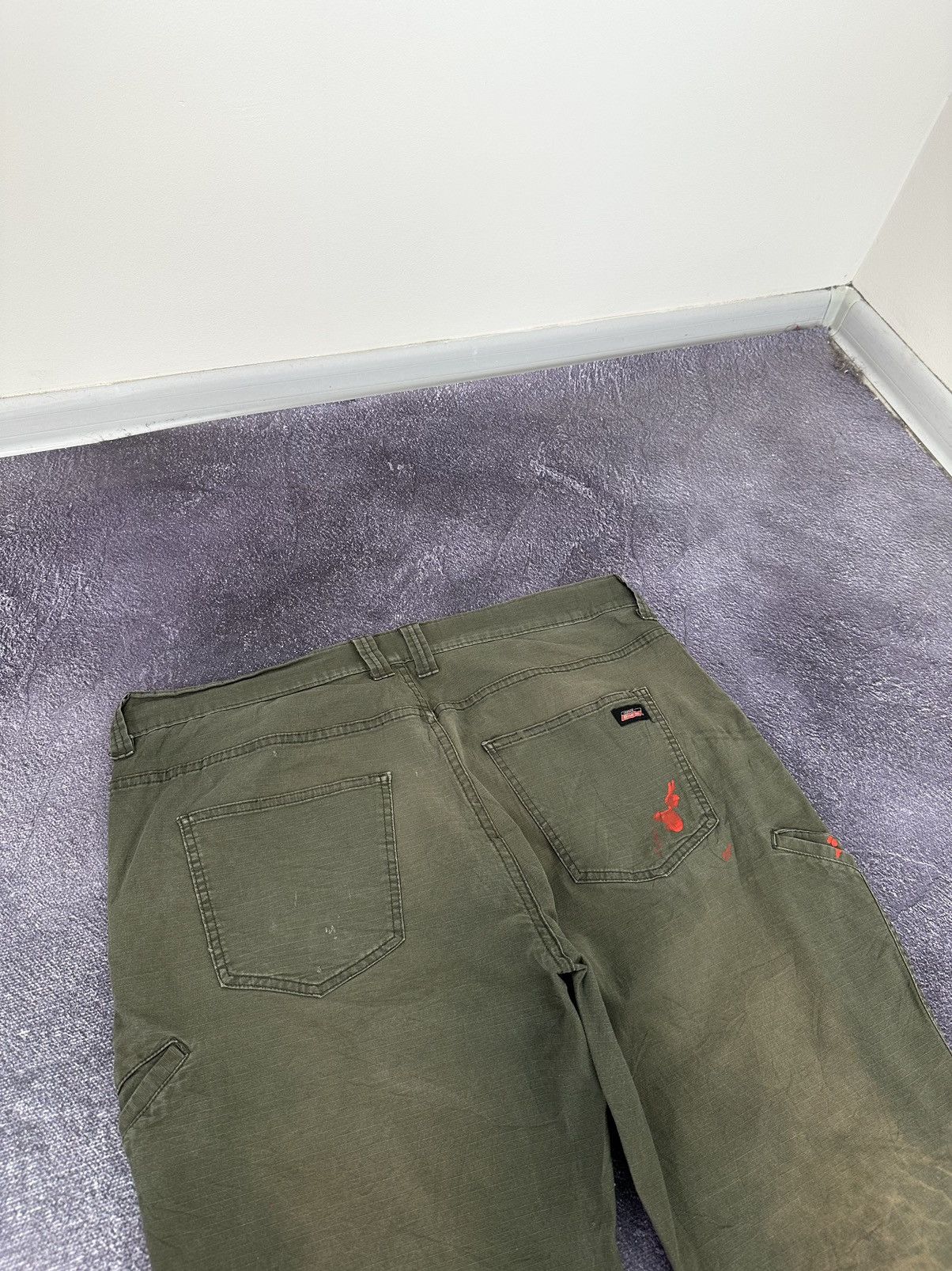 Dickies Vintage Dickies Cargo Carpenter Baggy Faded USA Work Pants Size US 38 / EU 54 - 6 Thumbnail