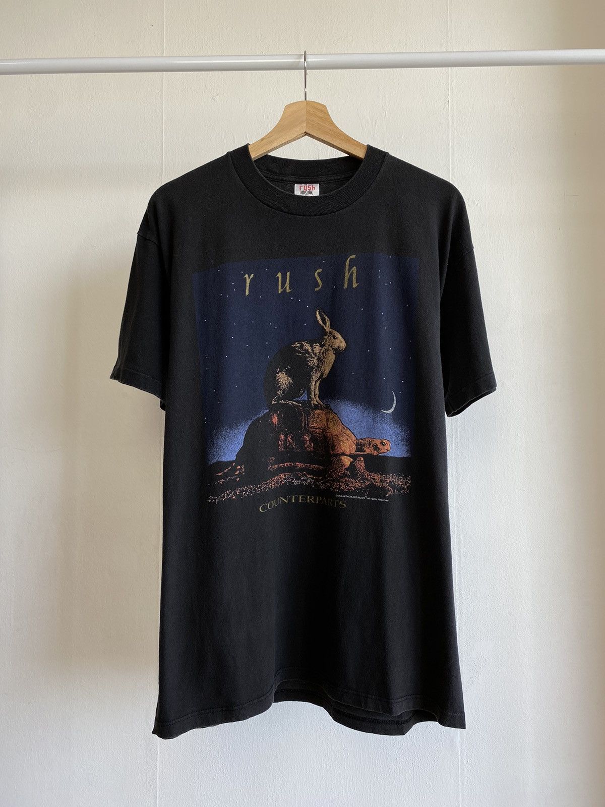 Travis Scott Vintage 1993 RUSH Counterparts band tee Travis Scott | Grailed