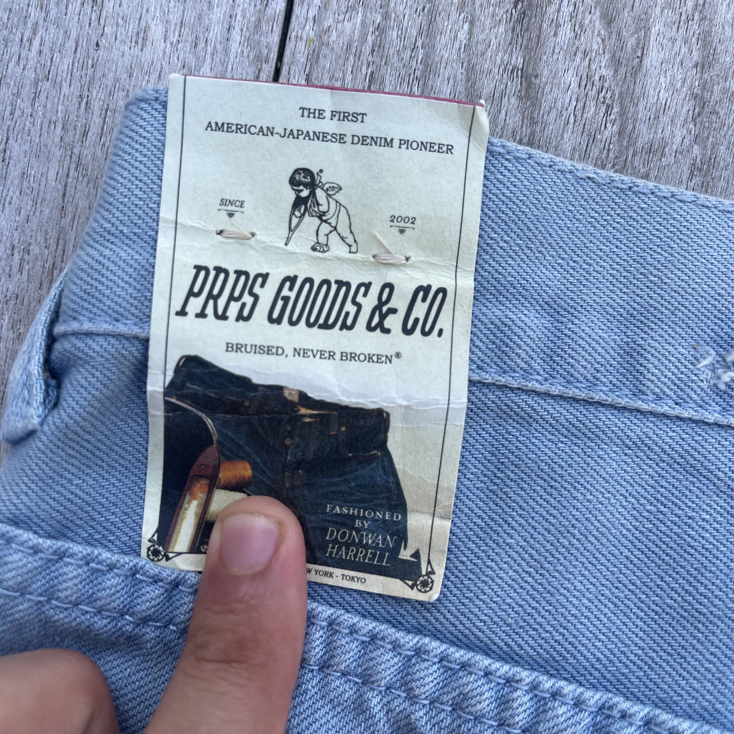 Prps PRPS Japanese Denim Rambler Denim Shorts Size US 34 / EU 50 - 5 Thumbnail