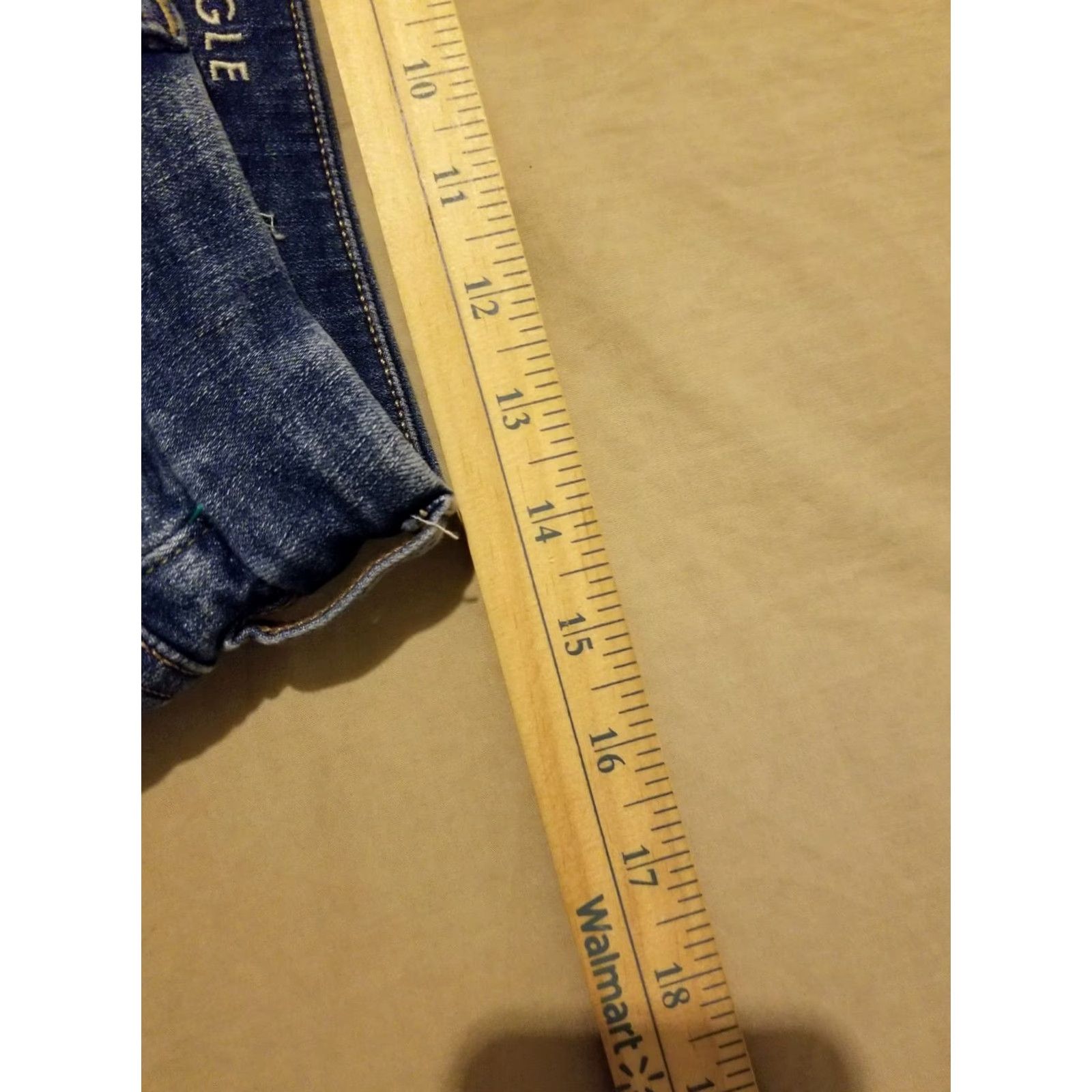 American Eagle Outfitters Womens American Eagle Outfitters Jeans Jegging Denim Cotton Blue 8 Skinny Pants Mens Womens Girls Size 30" / US 8 / IT 44 - 7 Thumbnail