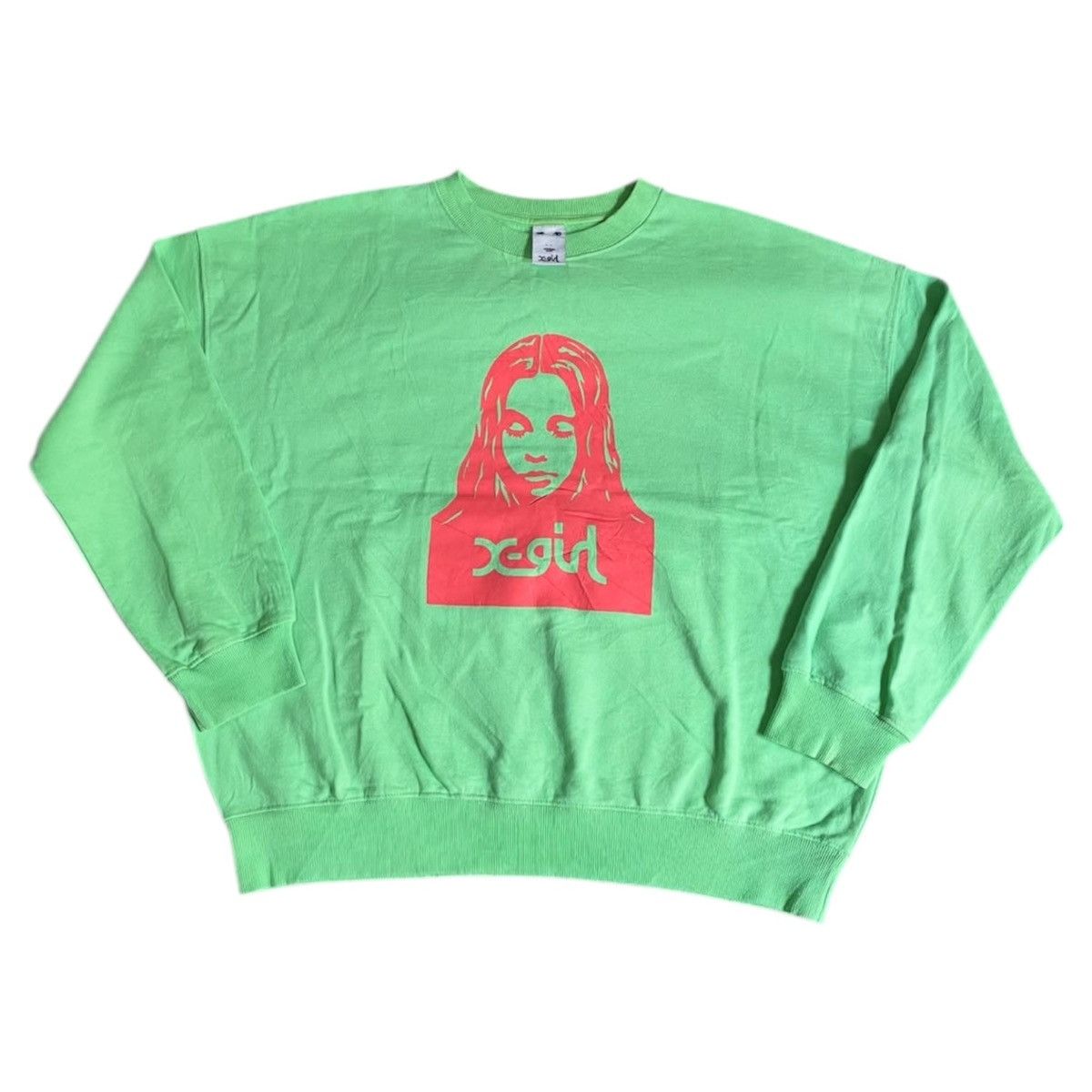 Hysteric Glamour 2000s X-Girl Iconic Face Printed Boxy Oversized Crewneck y2k Size US L / EU 52-54 / 3 - 1 Thumbnail