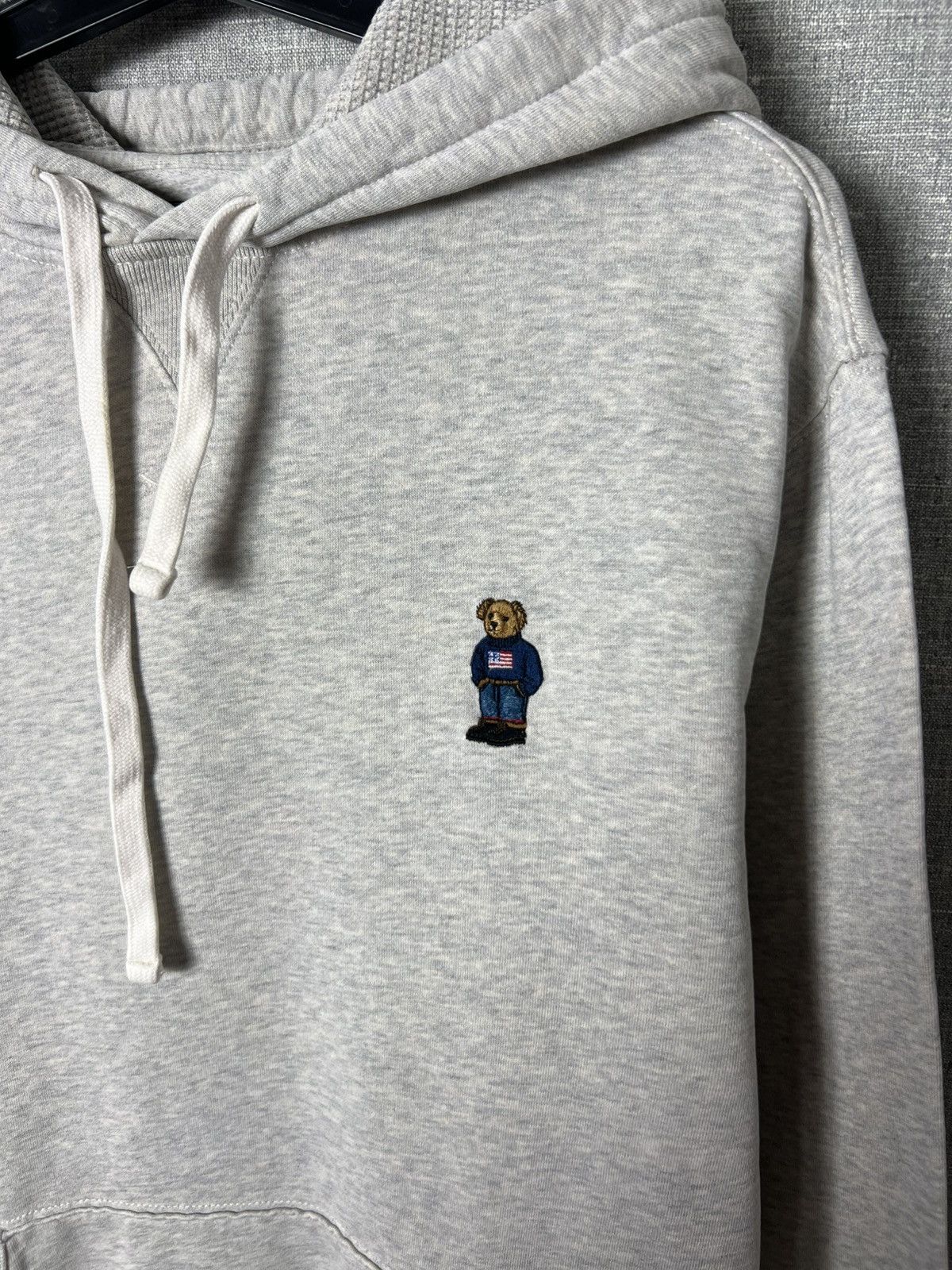 Polo Ralph Lauren Ralph Lauren Hoodie Wth Polo Bear Logo American Flag Sweater Size US L / EU 52-54 / 3 - 3 Thumbnail