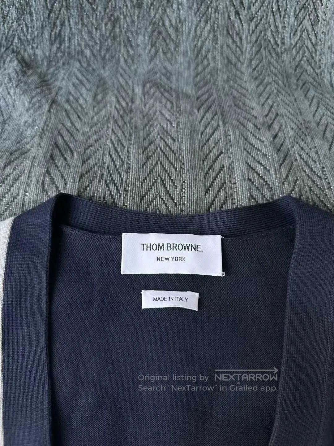 Thom Browne thom browne embroidered color block cardigan. Size S / US 4 / IT 40 - 3 Thumbnail