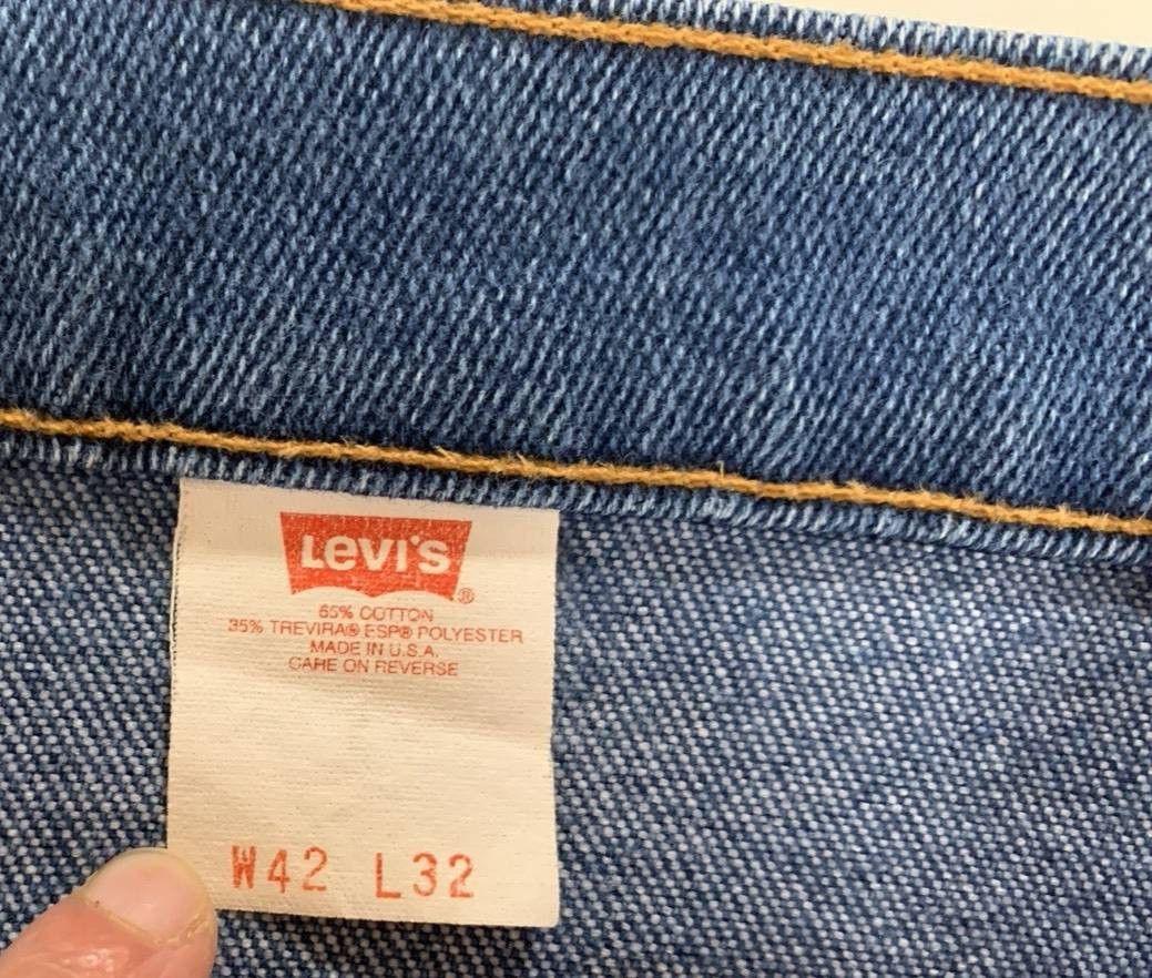 Levi's Levi's Orange Tab Jeans 42x32 Made in USA Straight Leg Denim Size US 42 / EU 58 - 5 Thumbnail