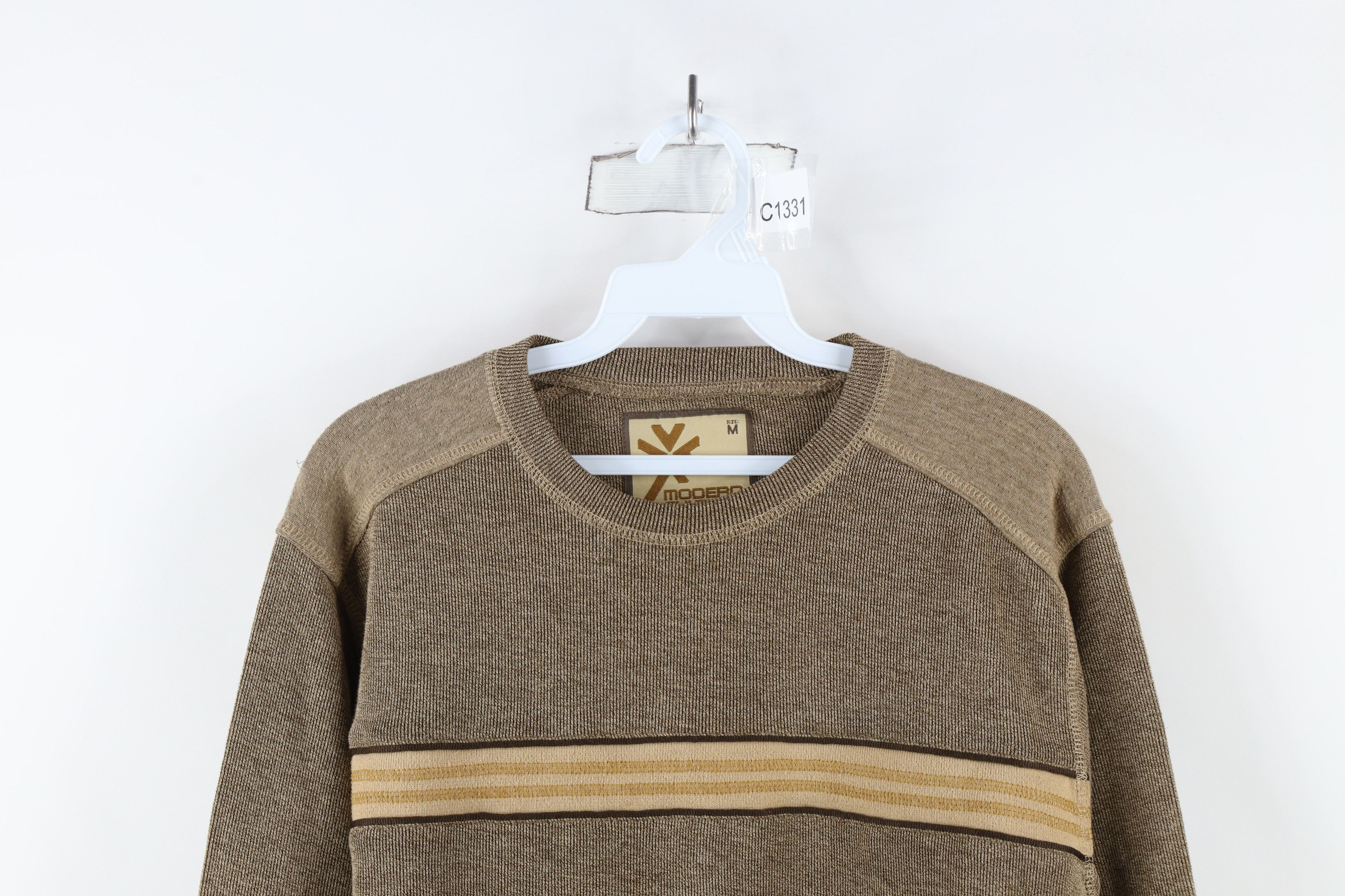 Vintage Vintage 90s Streetwear Ribbed Knit Long Sleeve T-Shirt Size US M / EU 48-50 / 2 - 2 Thumbnail