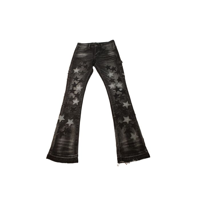 Other Valabasas Denim Skinny Jeans Star Patchworks Black Women's S