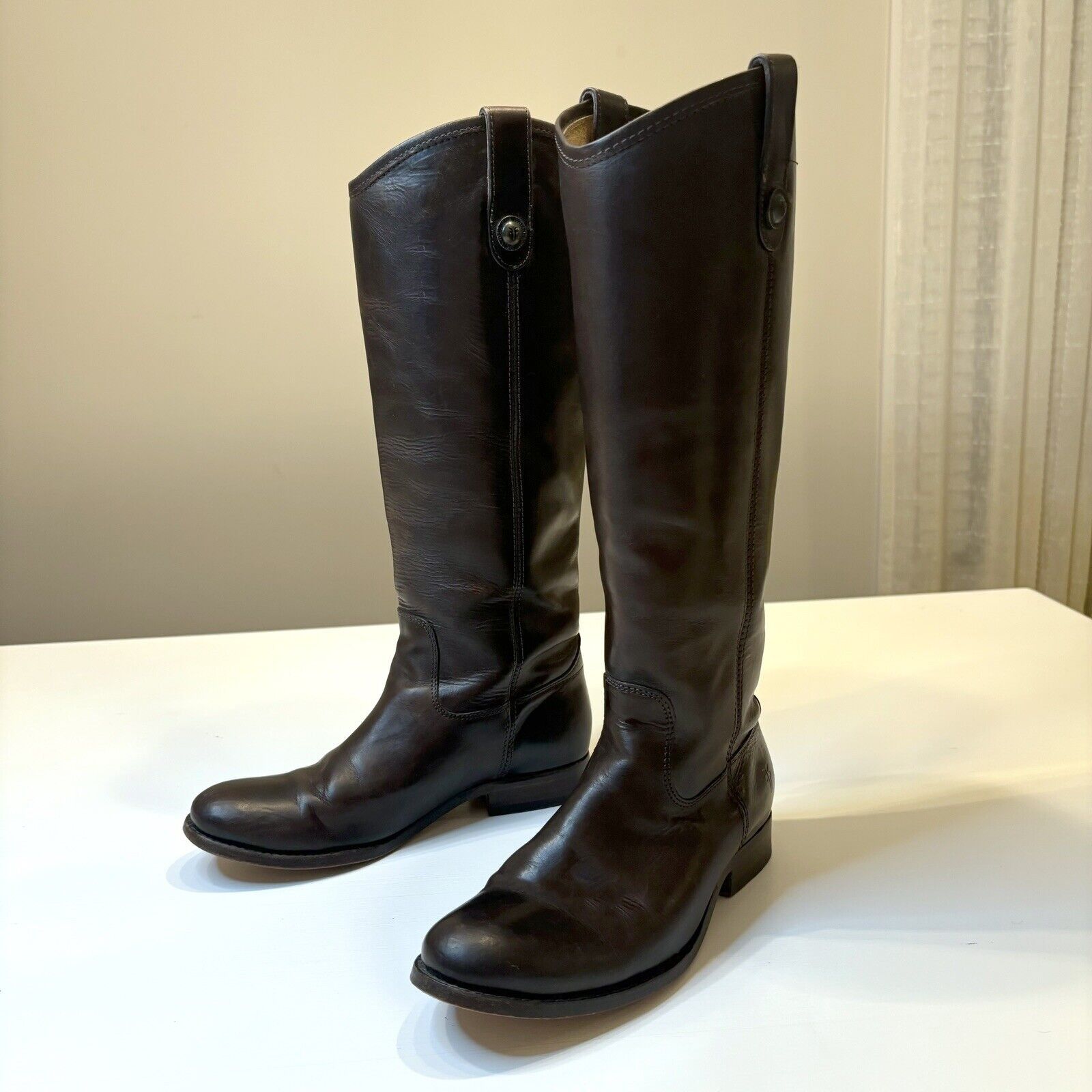 Frye Frye Women's Melissa Tall Leather Boots 77167 US Size 6.5 B Size US 6.5 / IT 36.5 - 4 Thumbnail