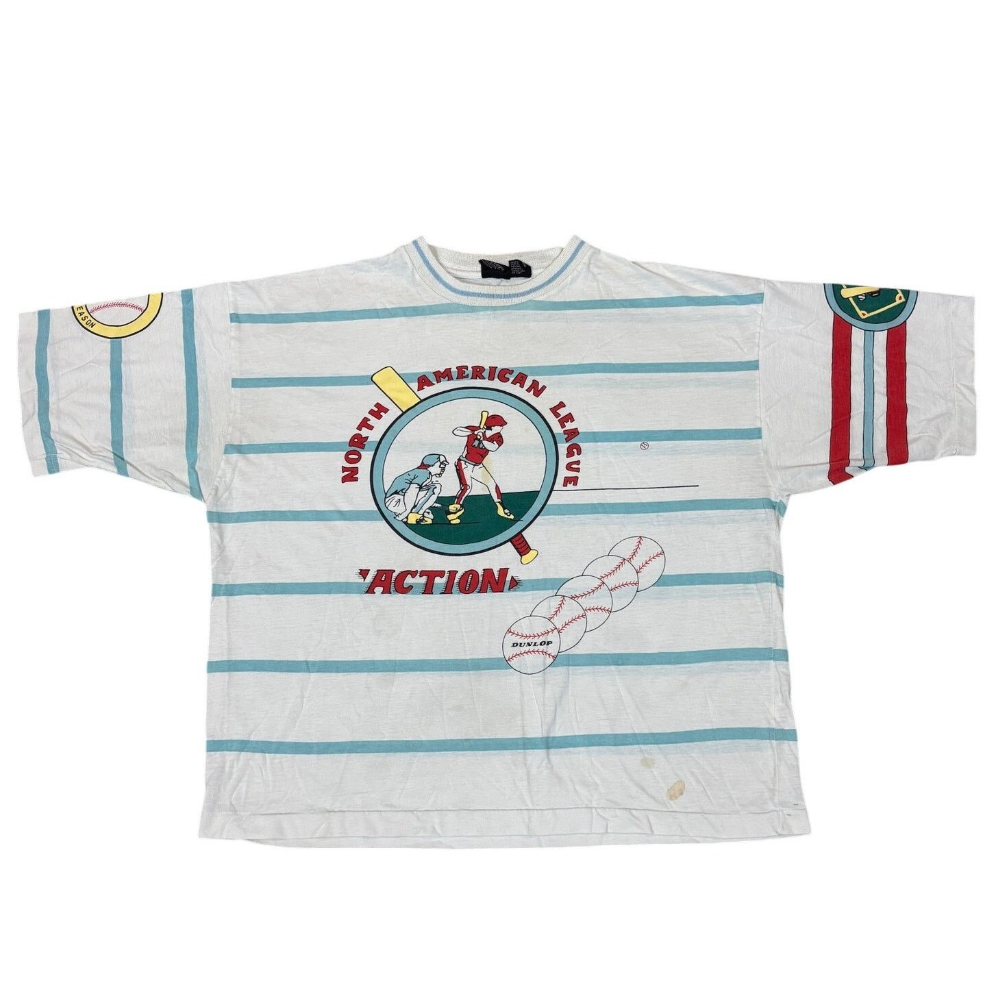 Dunlop × Vintage Vintage Dunlop North American League Baseball Shirt Men's XL Size US XL / EU 56 / 4 - 1 Thumbnail