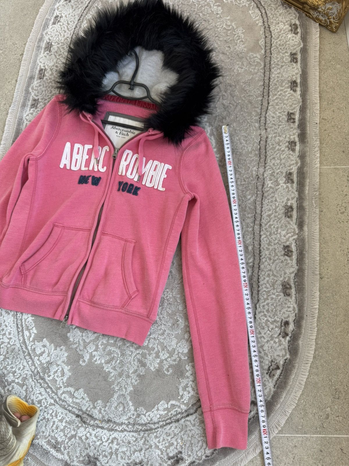 Abercrombie & Fitch Vtg Y2K If6was9 LGB Goa Vibe Abercrombie Fitch fur zip Hood Size L / US 10 / IT 46 - 6 Thumbnail