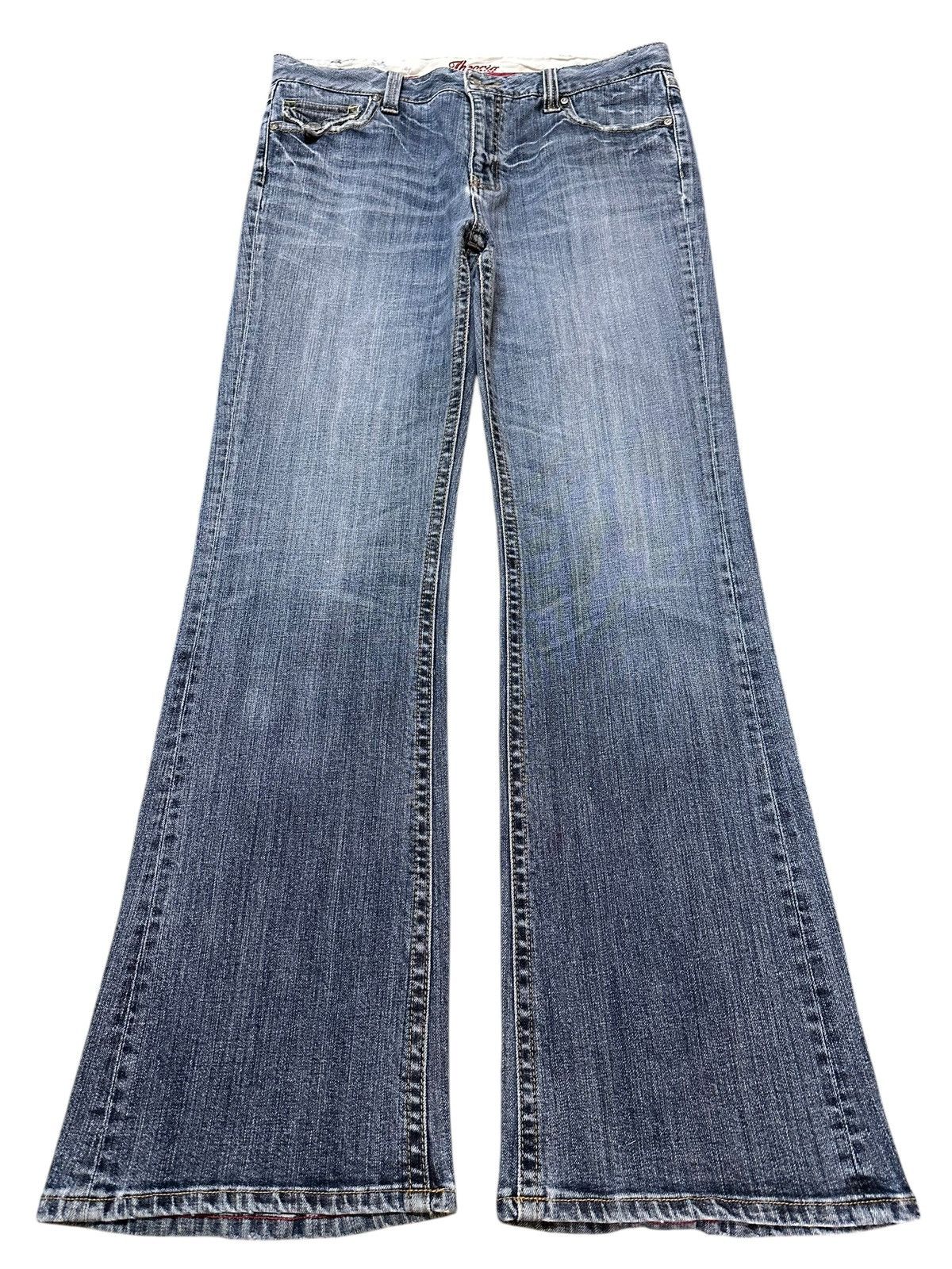 If Six Was Nine Vintage Japanese Brand Blue Wash Style Flare Jeans Size US 32 / EU 48 - 1 Thumbnail