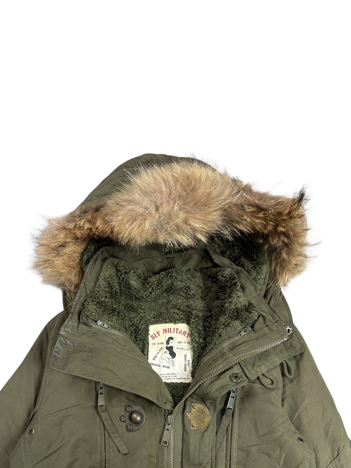 GOA 2000s SLY - Thumbhole Apocalypse Style Fur Hoodie Jacket Size US M / EU 48-50 / 2 - 5 Thumbnail