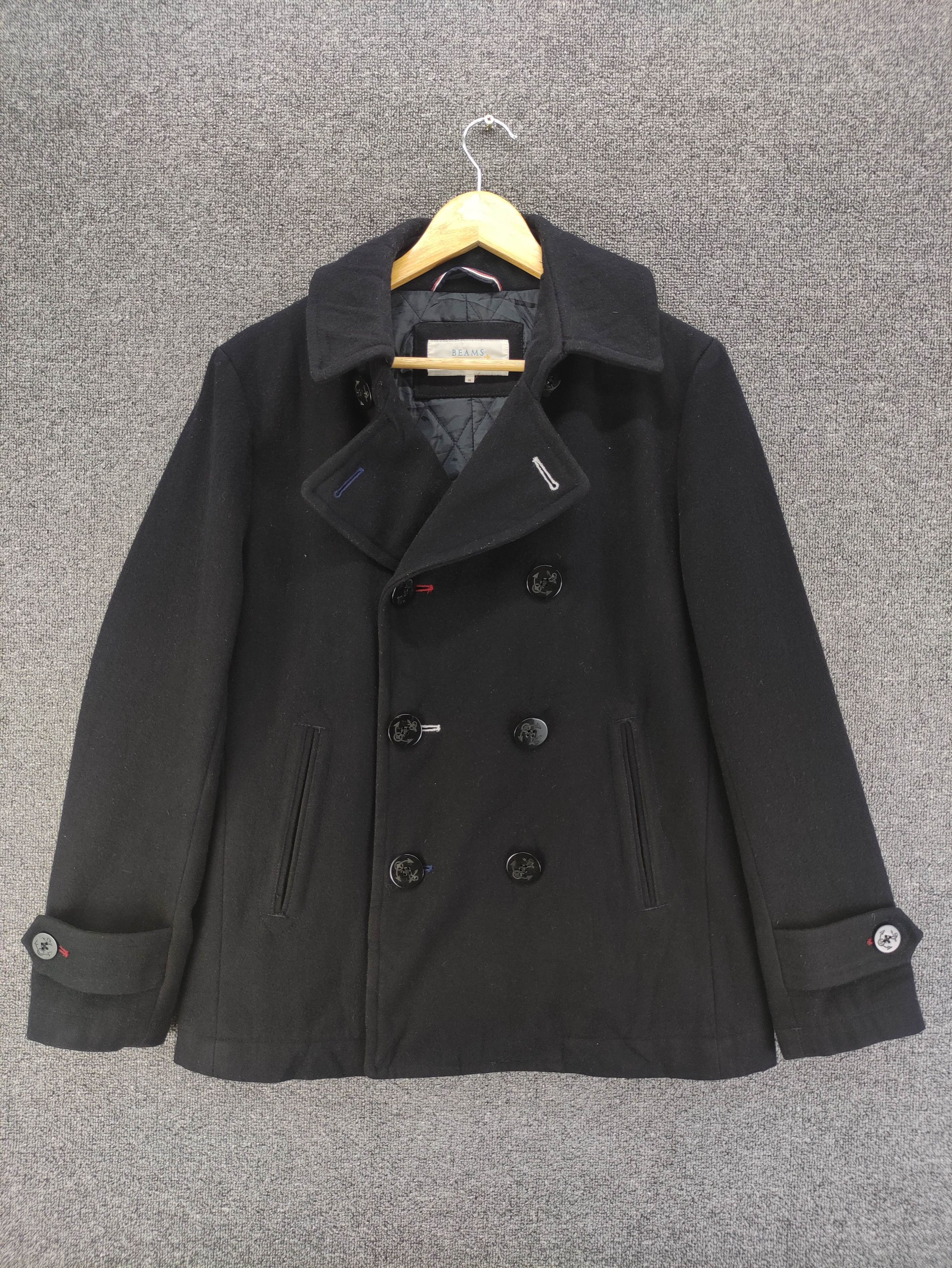Beams Plus Vintage Beams Light Double Breasted Wool Jacket Size US M / EU 48-50 / 2 - 1 Thumbnail