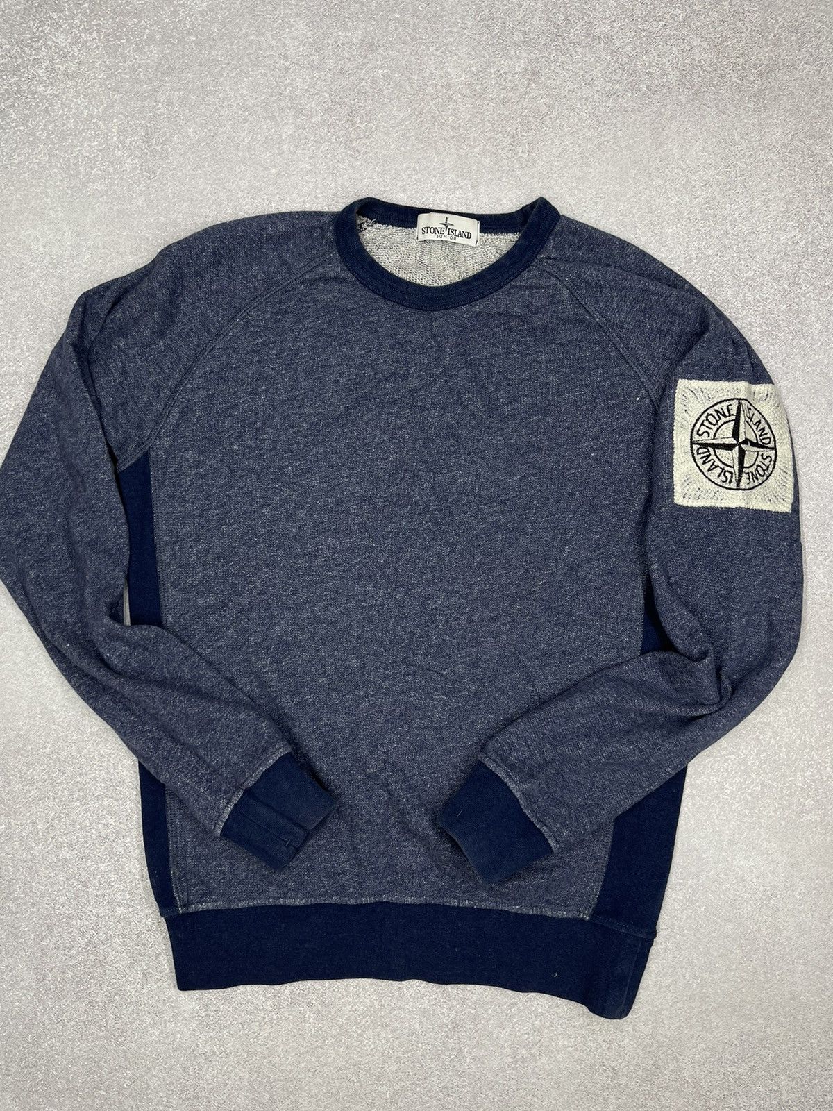 Stone Island Vintage Stone Island Big Logo Embroidered Sweatshirt Y2K Ice Size US S / EU 44-46 / 1 - 2 Thumbnail
