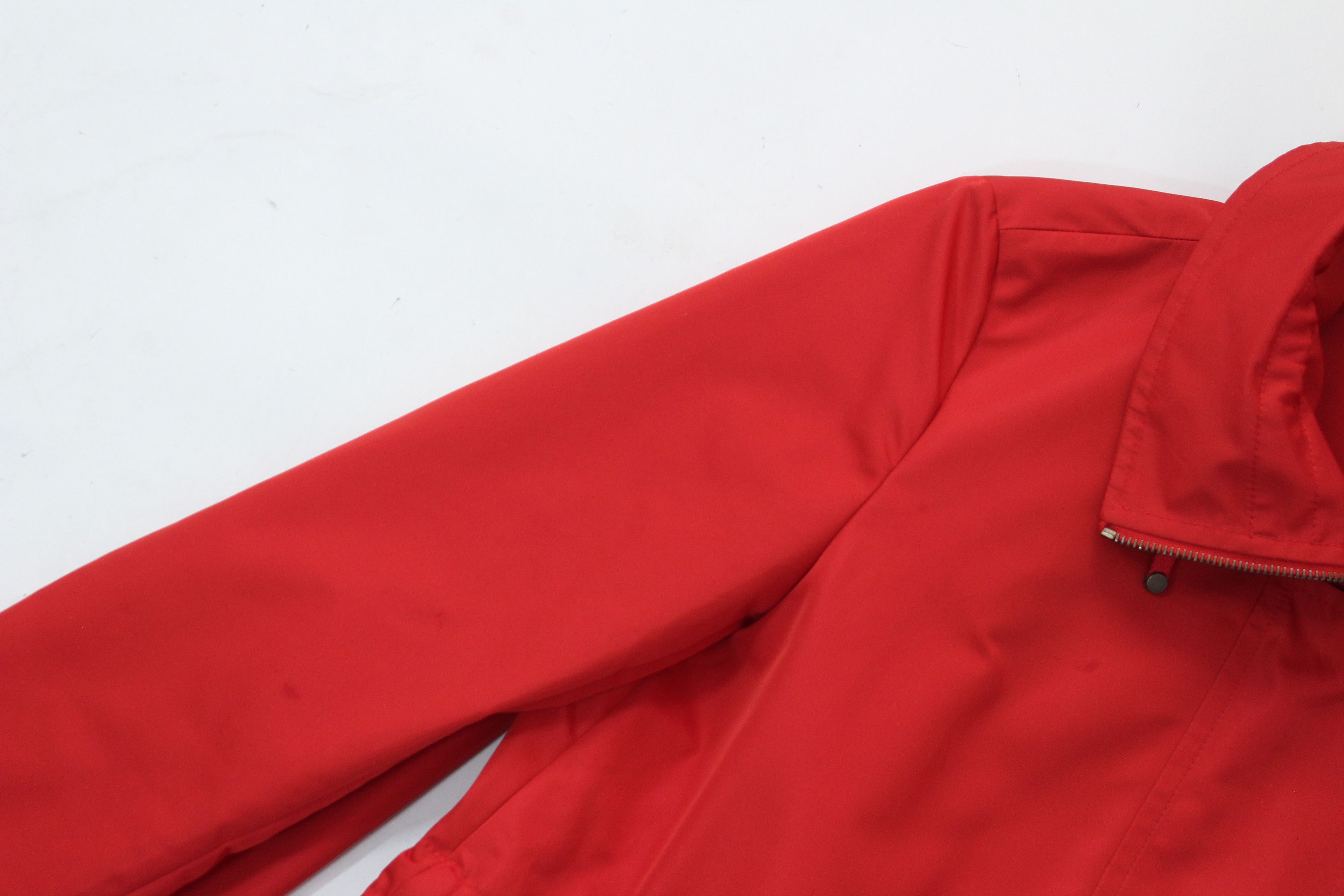 Akris Akris Punto Red Hooded Drawstring Waist Jacket Size US 6 Size M / US 6-8 / IT 42-44 - 6 Thumbnail