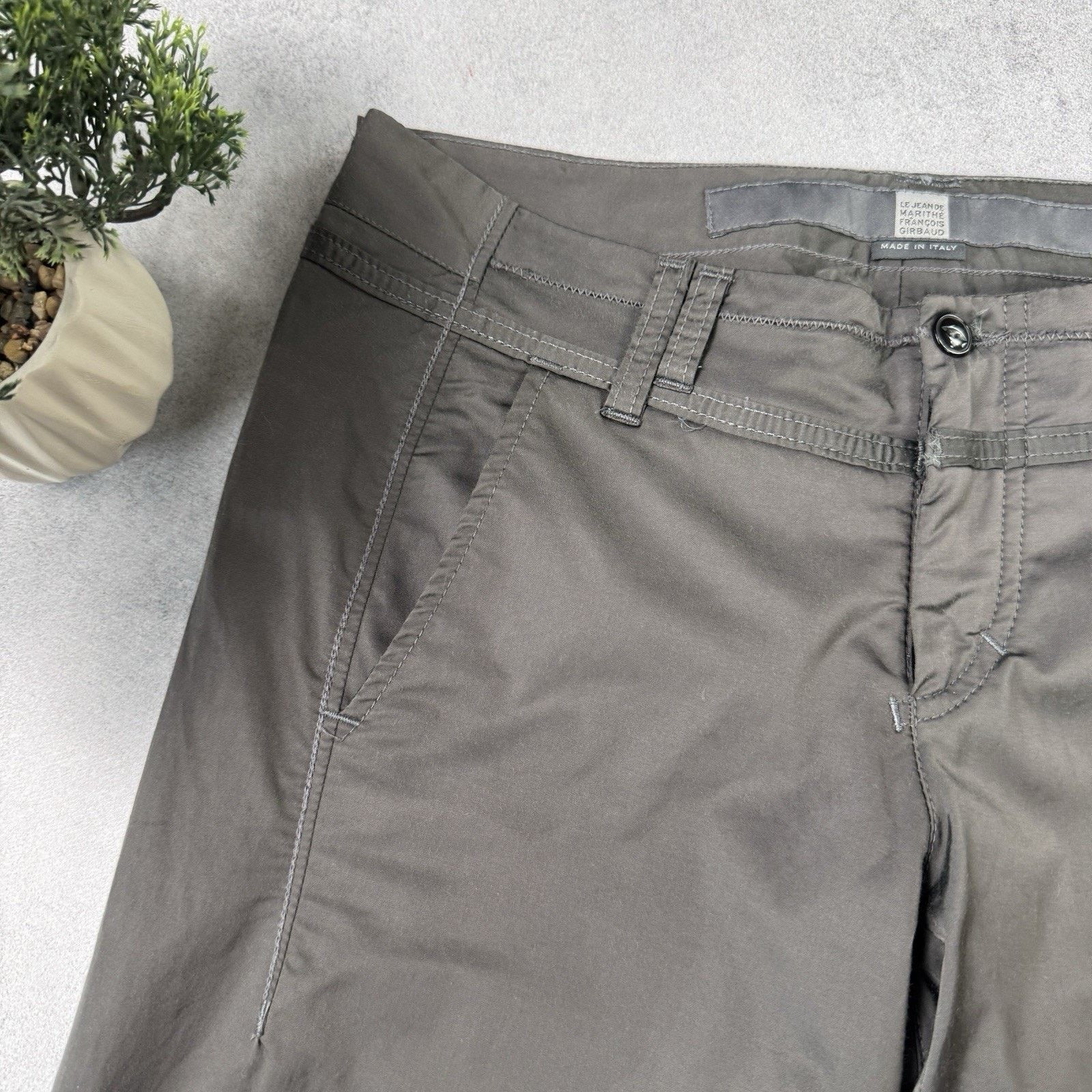 Marithe + Francois Girbaud Marithe Francois Girbaud Women Flared Pants Dize IT 44 Size 30" / US 8 / IT 44 - 3 Thumbnail