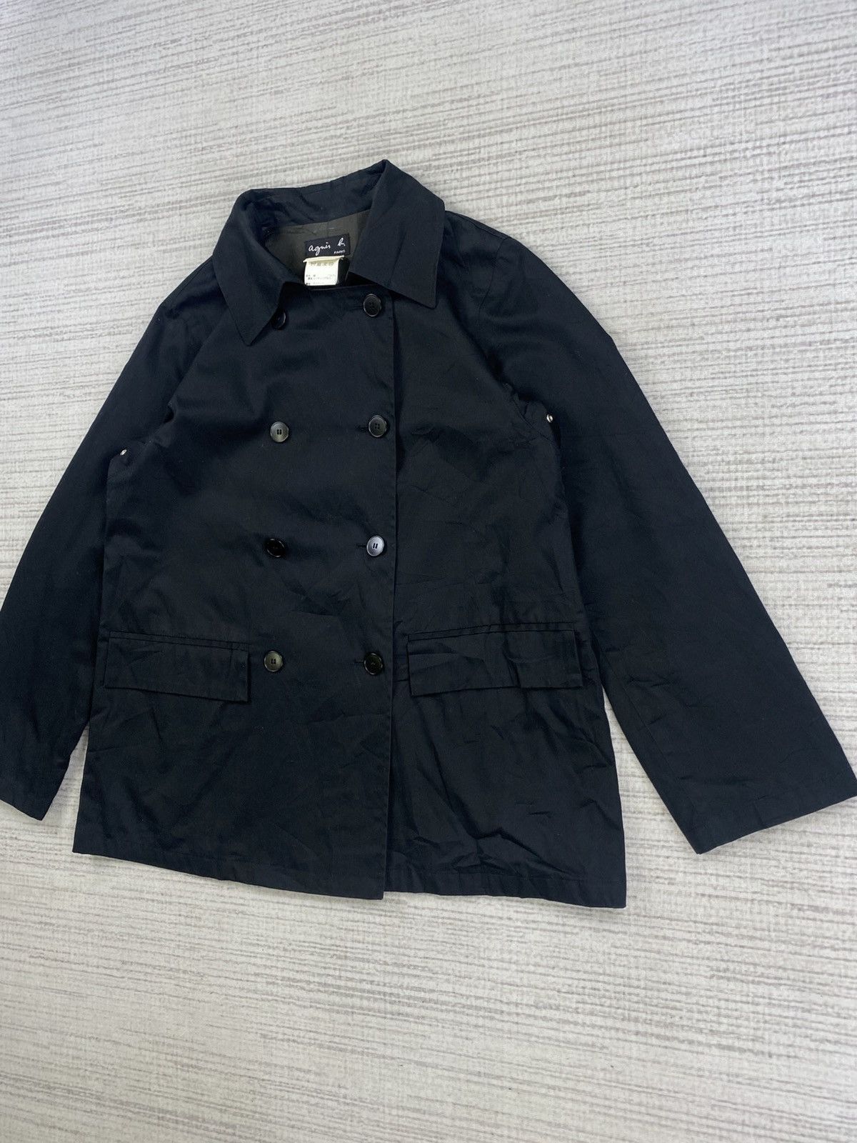 agnes b. Vintage Agnes B. France Double Colar Blazer Jacket Size M / US 6-8 / IT 42-44 - 4 Thumbnail
