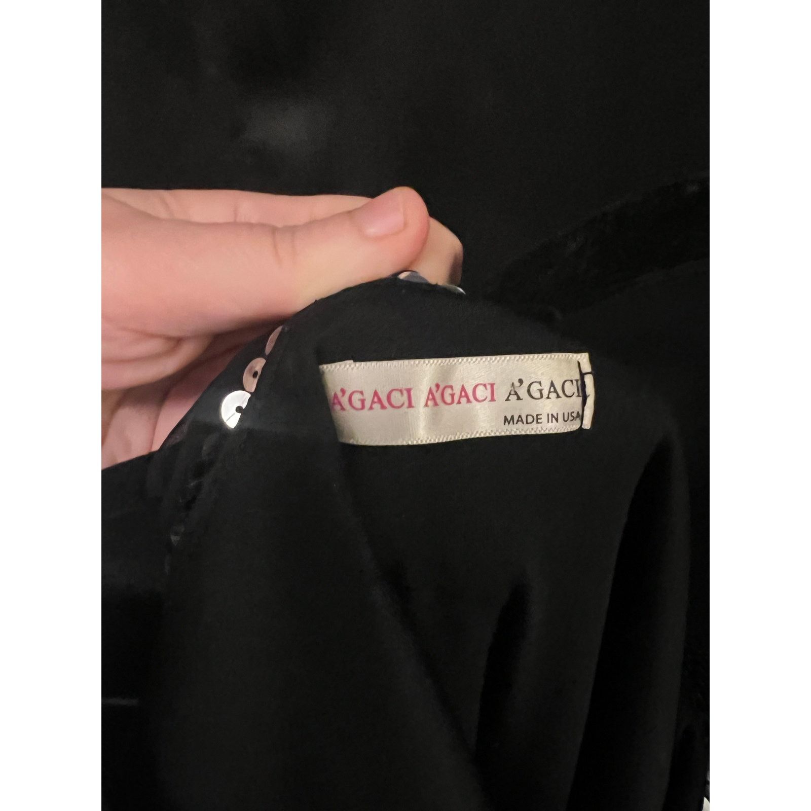 Other A'Gaci sequin dress with cape Size L / US 10 / IT 46 - 7 Thumbnail