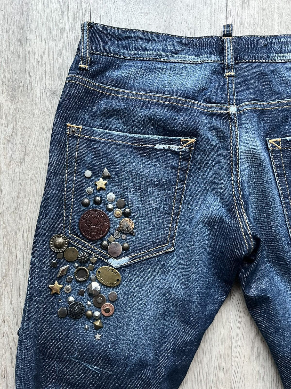 Dsquared2 Dsquared2 FW 12/13 pin studded jeans Size US 30 / EU 46 - 7 Thumbnail
