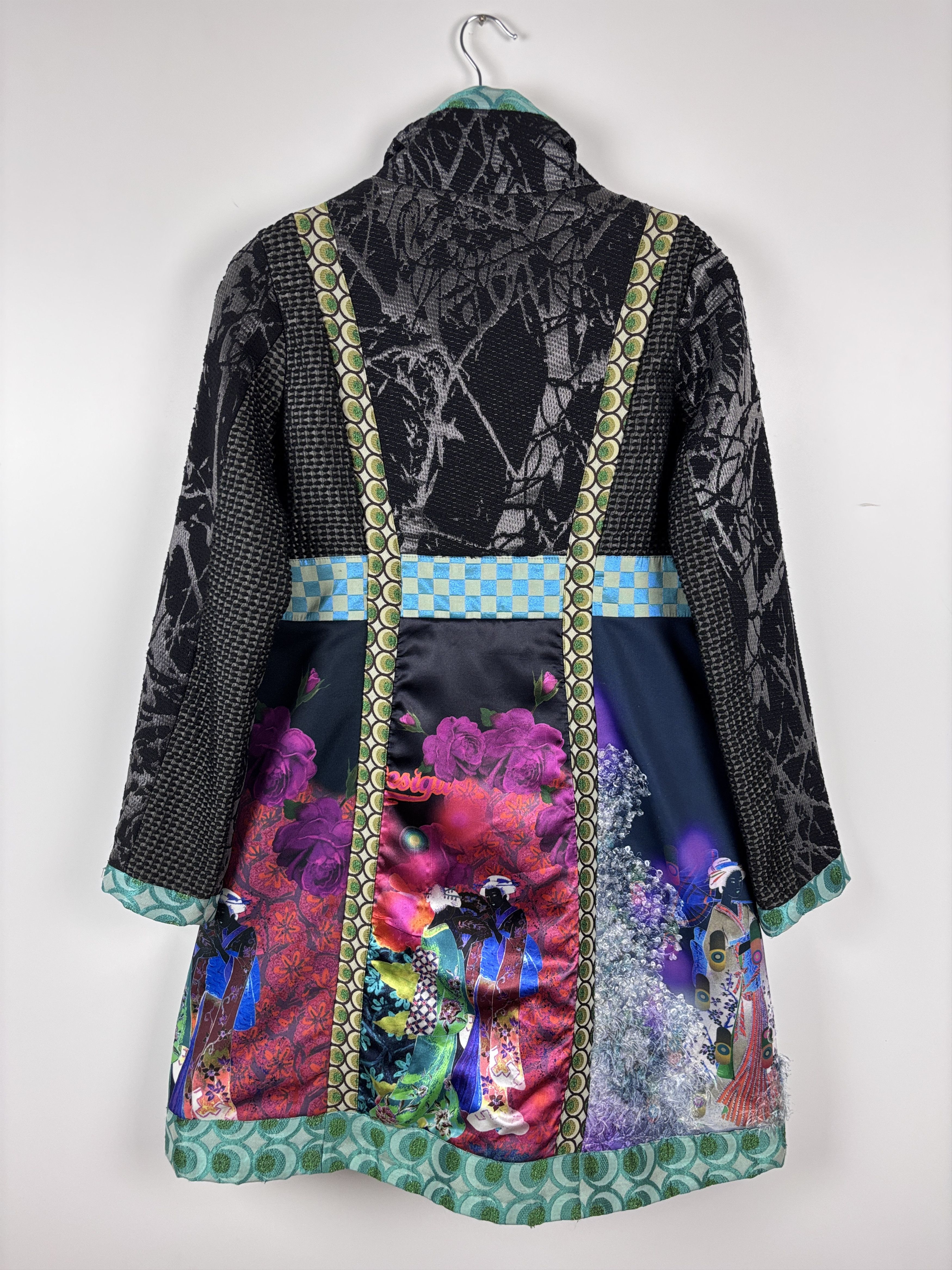 Desigual Womens Desigual Floral Multicolor Coat Size 42 Size L / US 10 / IT 46 - 5 Thumbnail