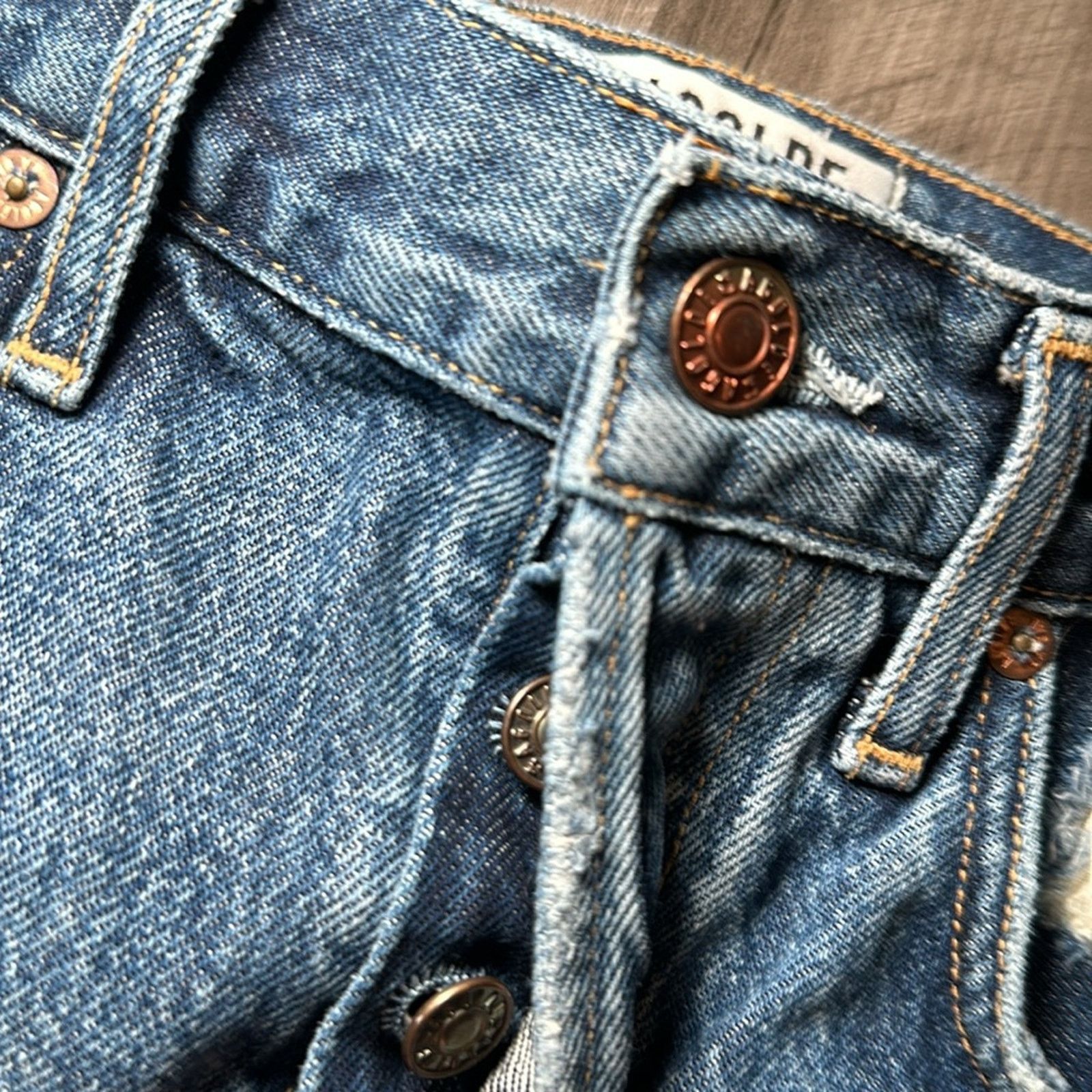 Agolde Agolde Quinn High Rise Denim Skirt - 25 Size 25" / US 0 / IT 36 - 5 Thumbnail