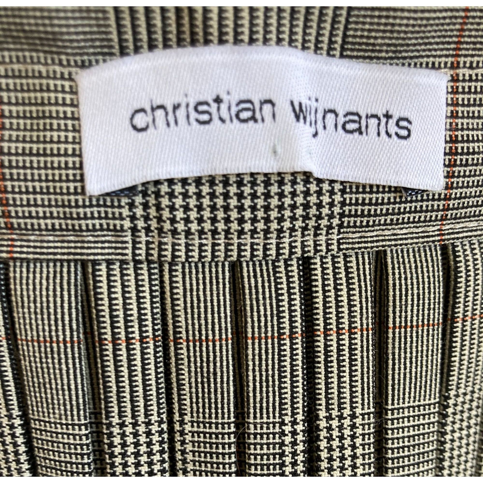 Christian Wijnants Christian Wijnants Plaid, Pleated Skirt, Knee Length, Size 3 Size 27" / US 4 / IT 40 - 3 Thumbnail