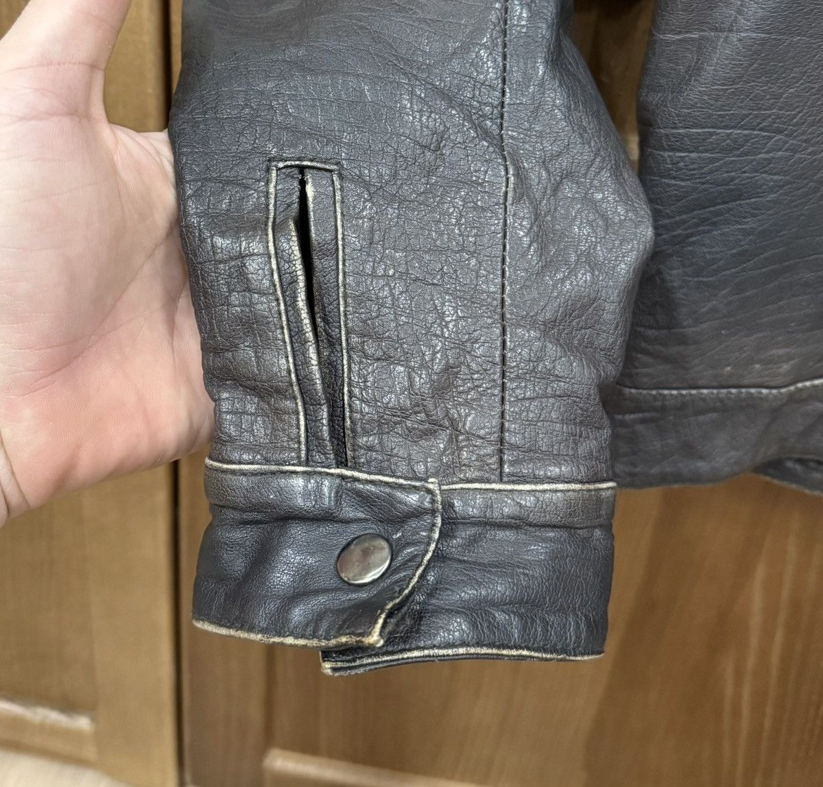 John Richmond John Richmond Motorcycle Biker Distressed Leather Jacket Size US M / EU 48-50 / 2 - 12 Thumbnail