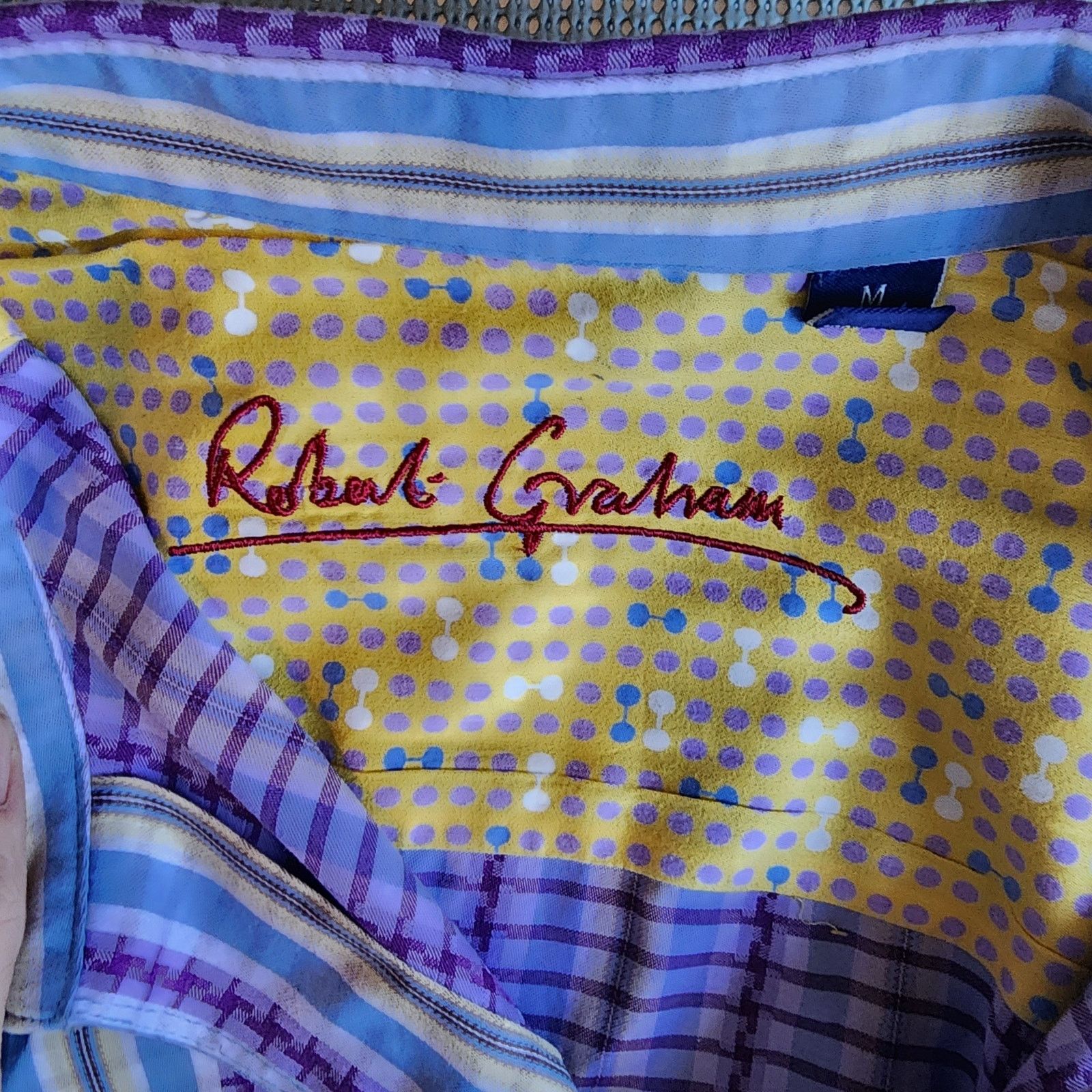 Robert Graham Robert Graham Men's Medium Long Sleeve Striped Size US M / EU 48-50 / 2 - 4 Thumbnail