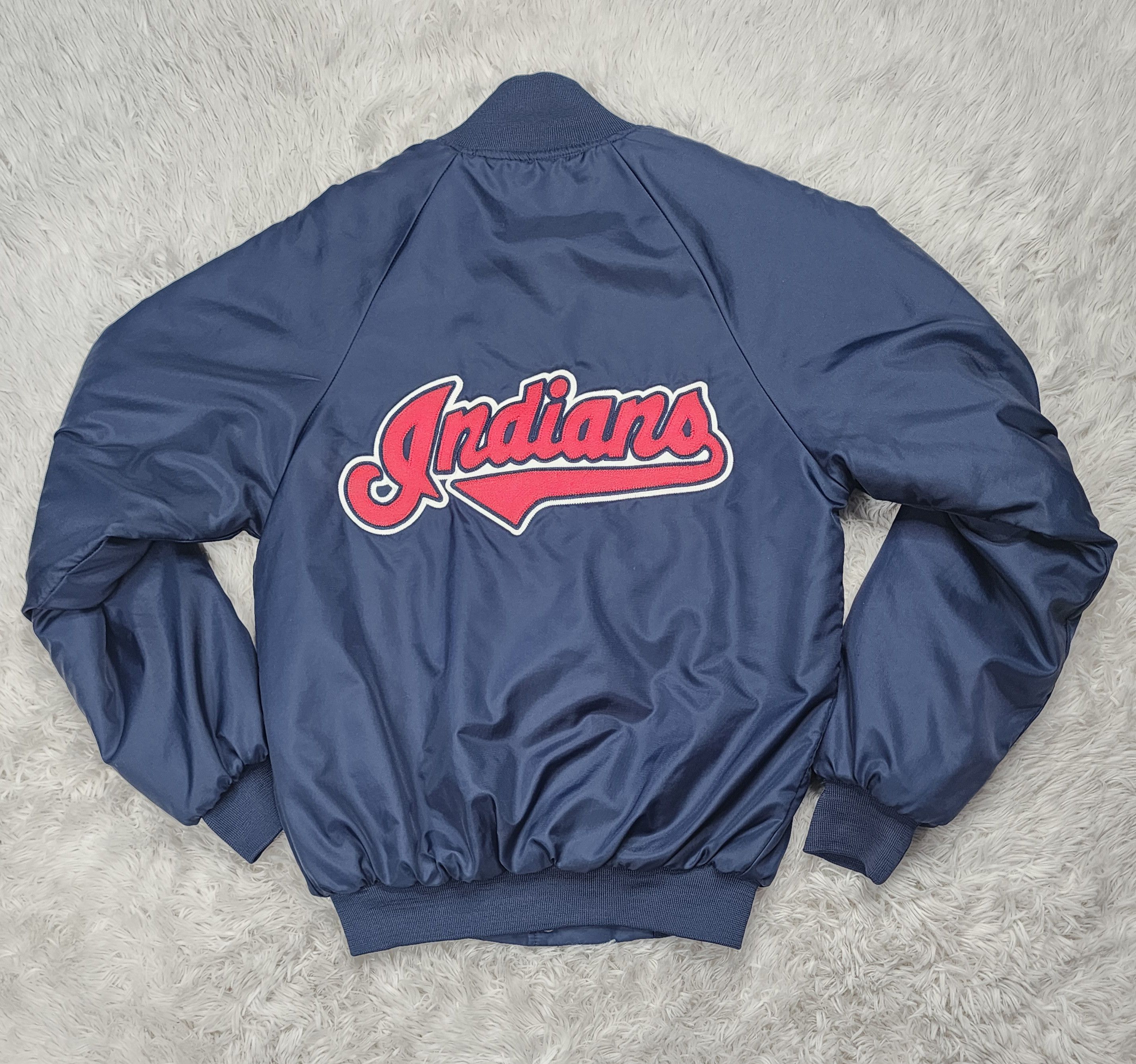 Auburn Sportswear Vintage Cleveland Indians bomber jacket personalized Size US S / EU 44-46 / 1 - 6 Thumbnail