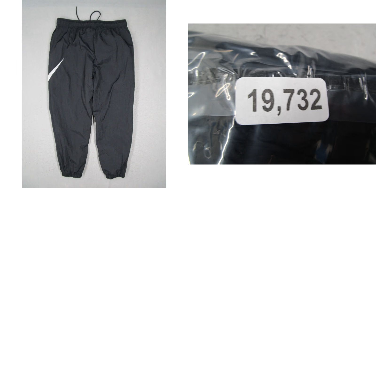 Nike Nike Joggers Women Medium Black Nylon Sportswear Workout Lined Windbreaker 30x27 Size 32" / US 10 / IT 46 - 8 Thumbnail
